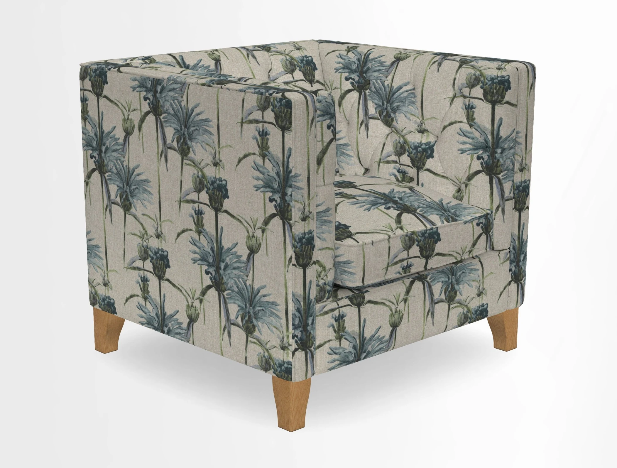 Haresfield Chair in Two Tone Plain Biscuit