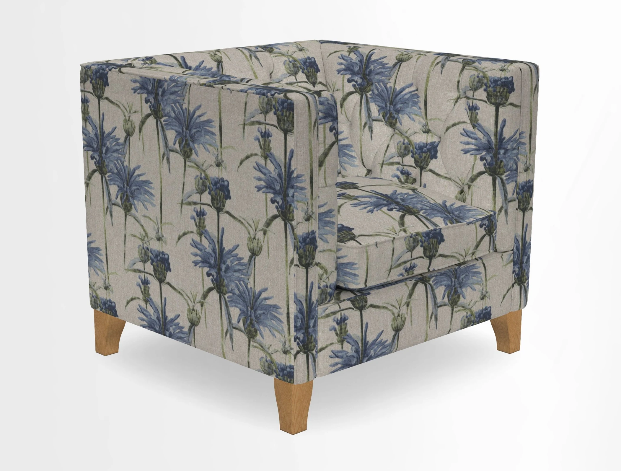 Haresfield Chair in Two Tone Plain Biscuit