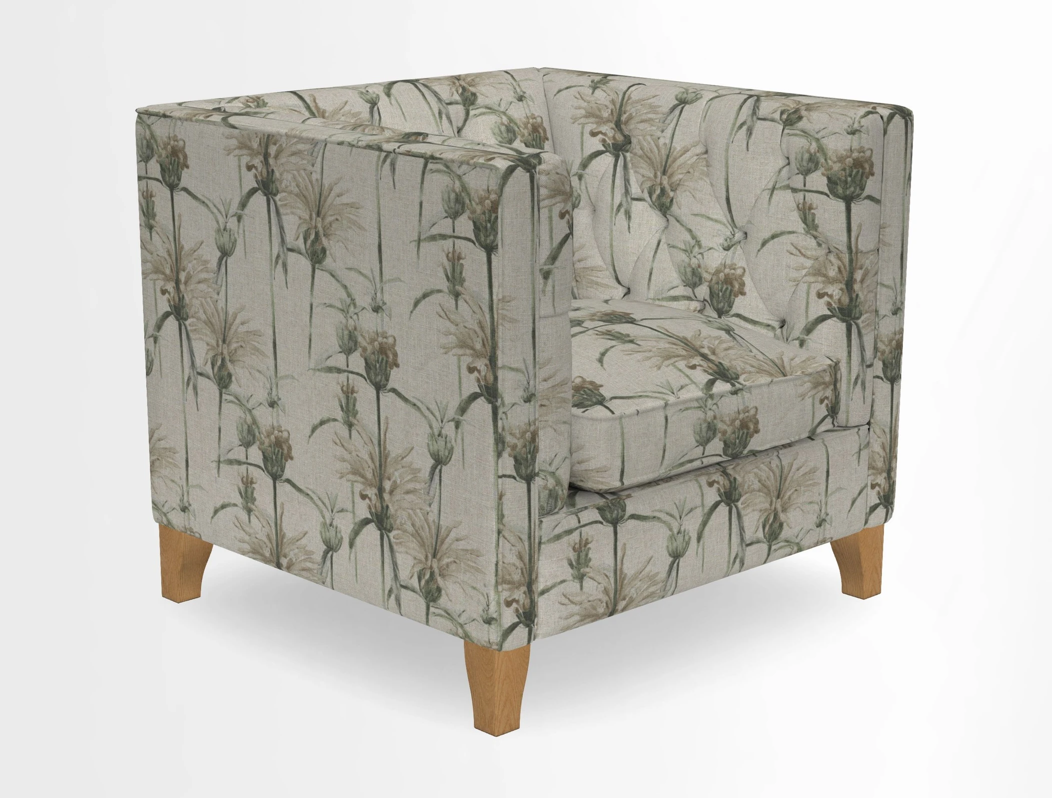 Haresfield Chair in Two Tone Plain Biscuit