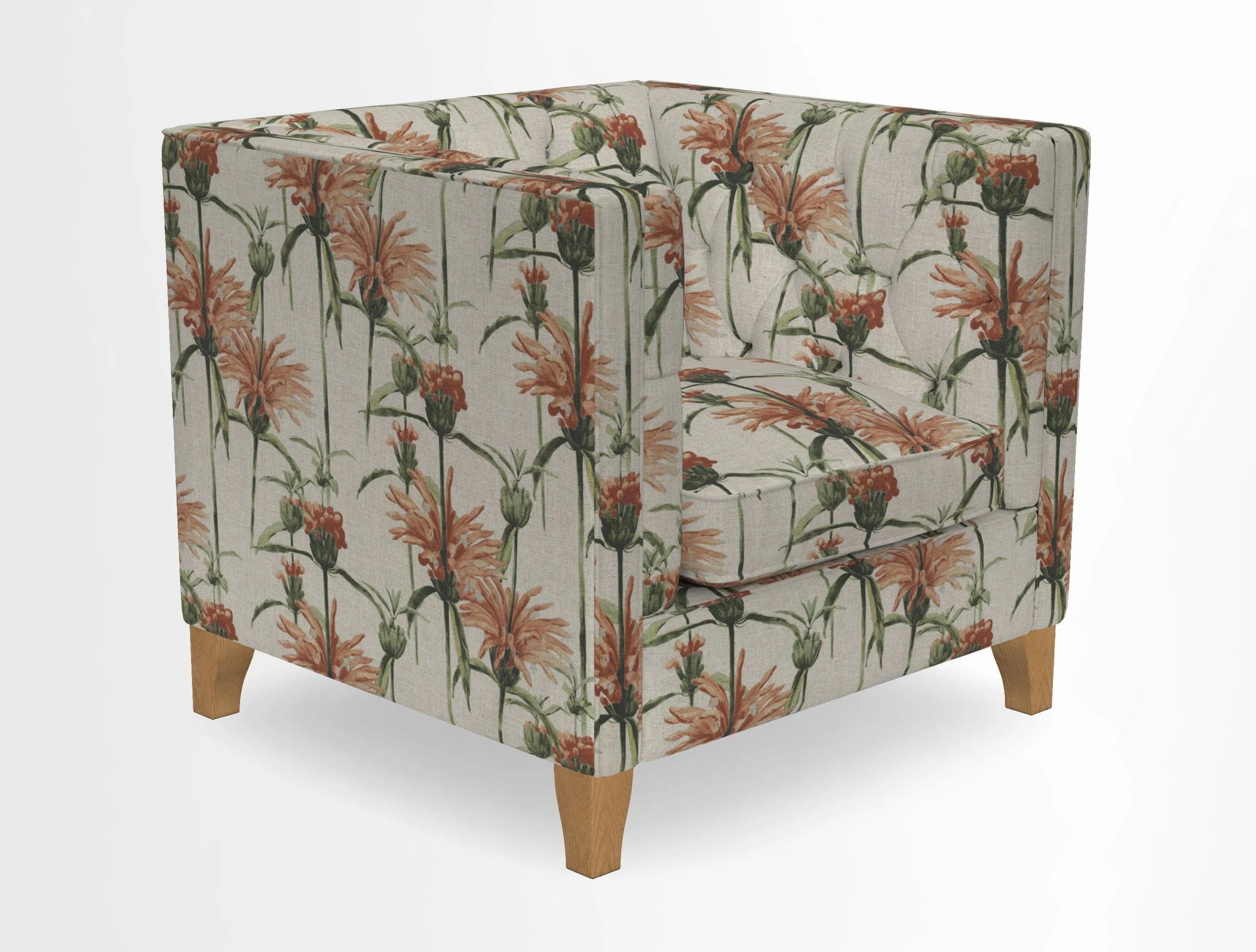 Haresfield Chair in Two Tone Plain Biscuit