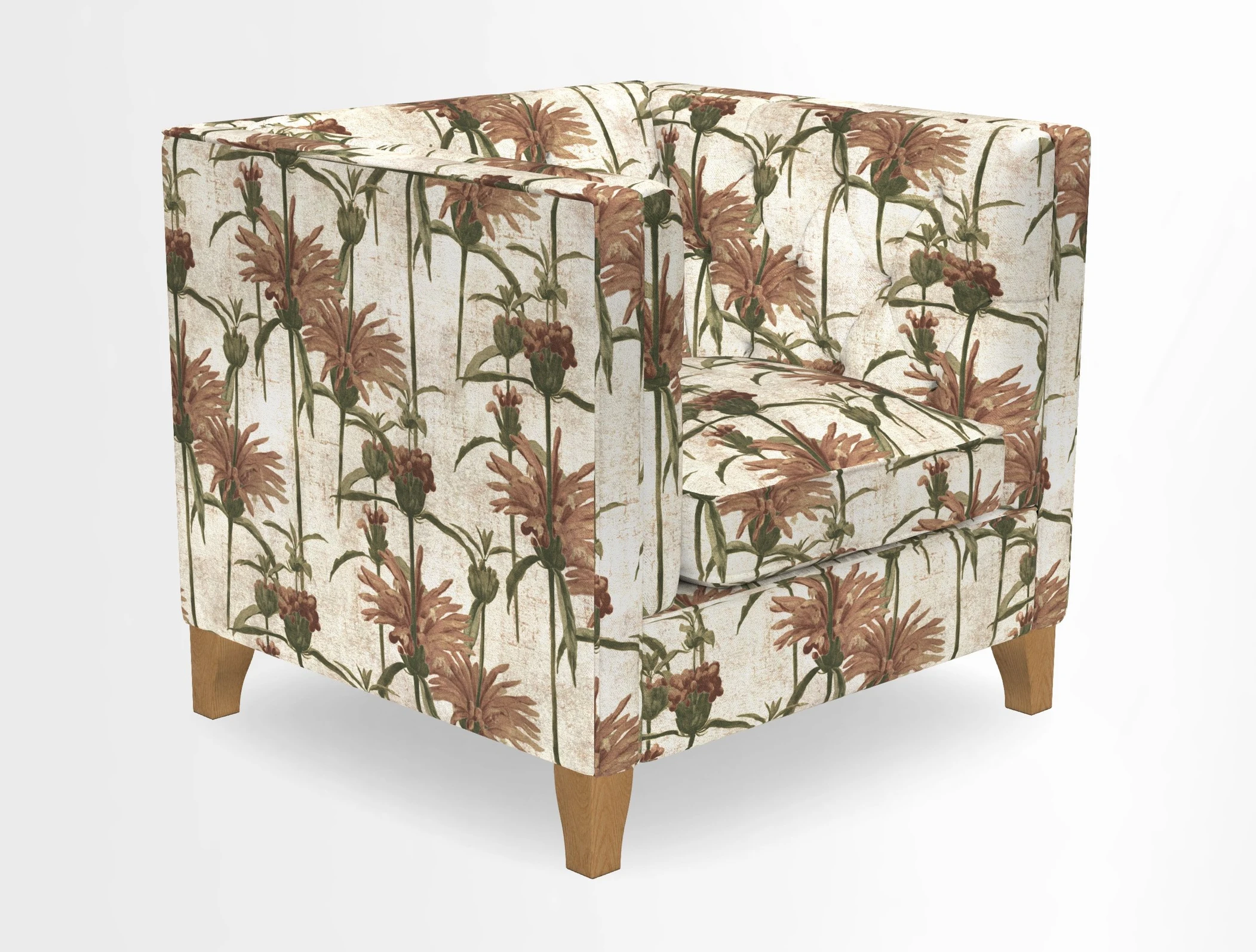 Haresfield Chair in Two Tone Plain Biscuit