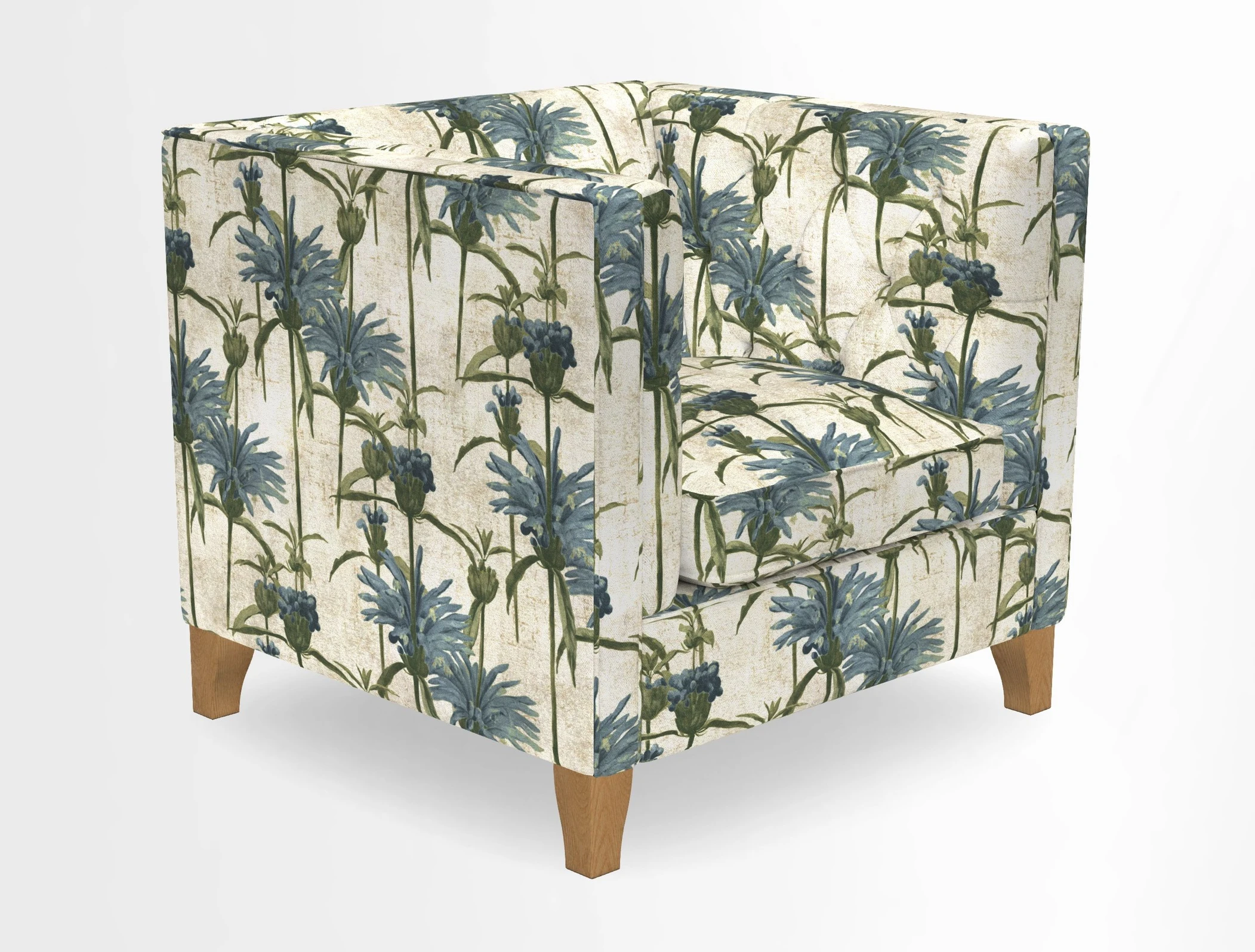 Haresfield Chair in Two Tone Plain Biscuit