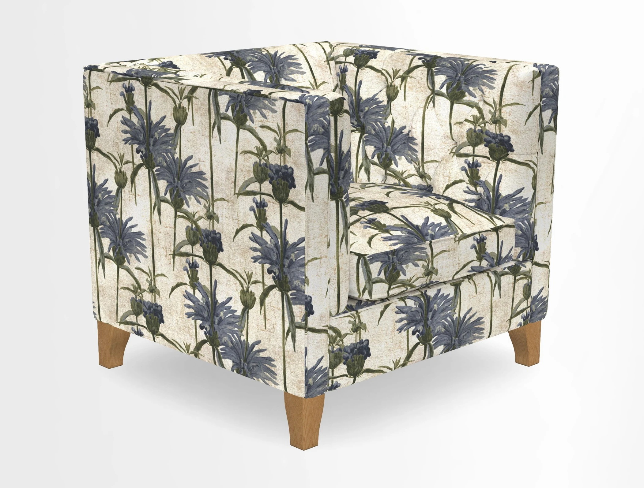 Haresfield Chair in Two Tone Plain Biscuit