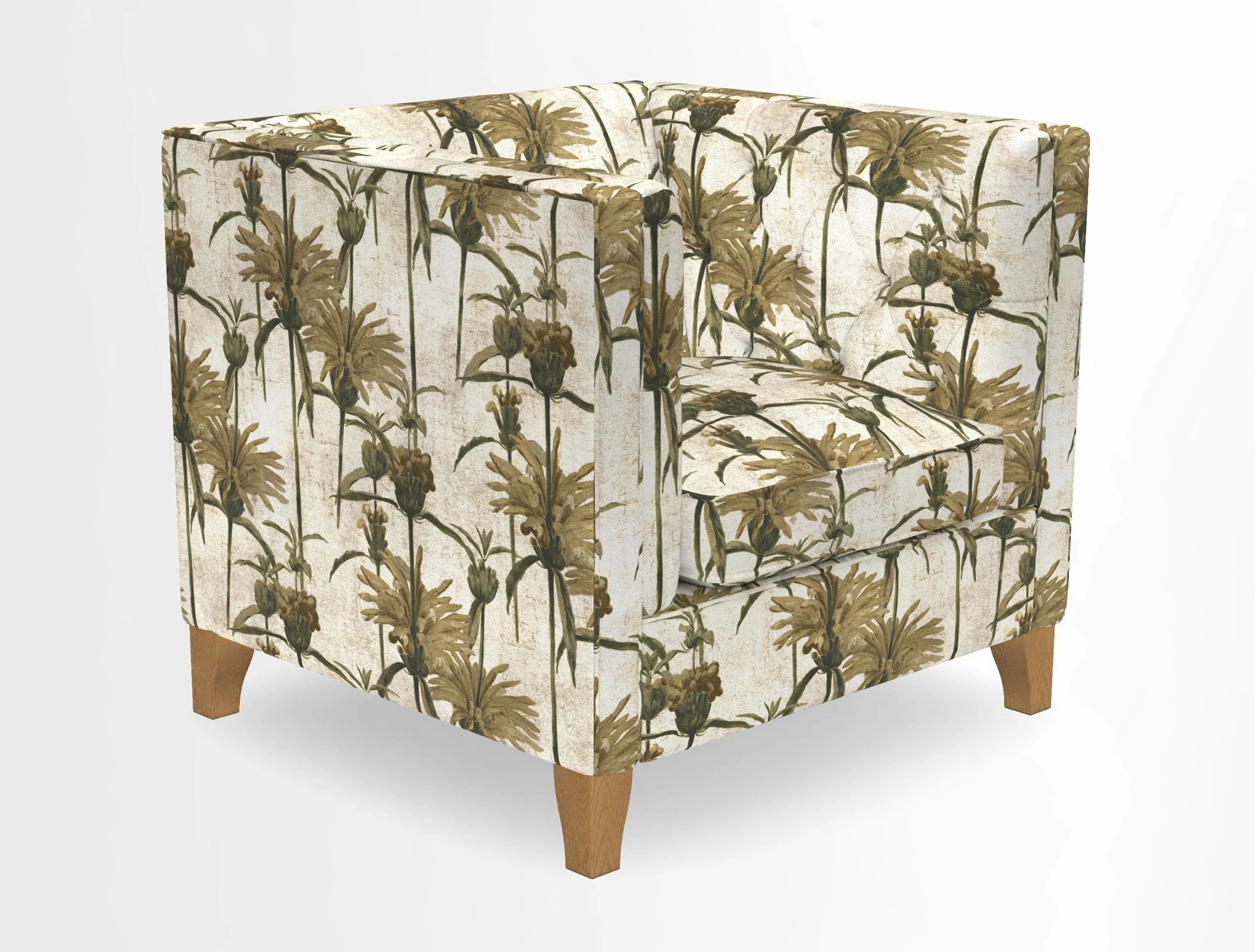 Haresfield Chair in Two Tone Plain Biscuit