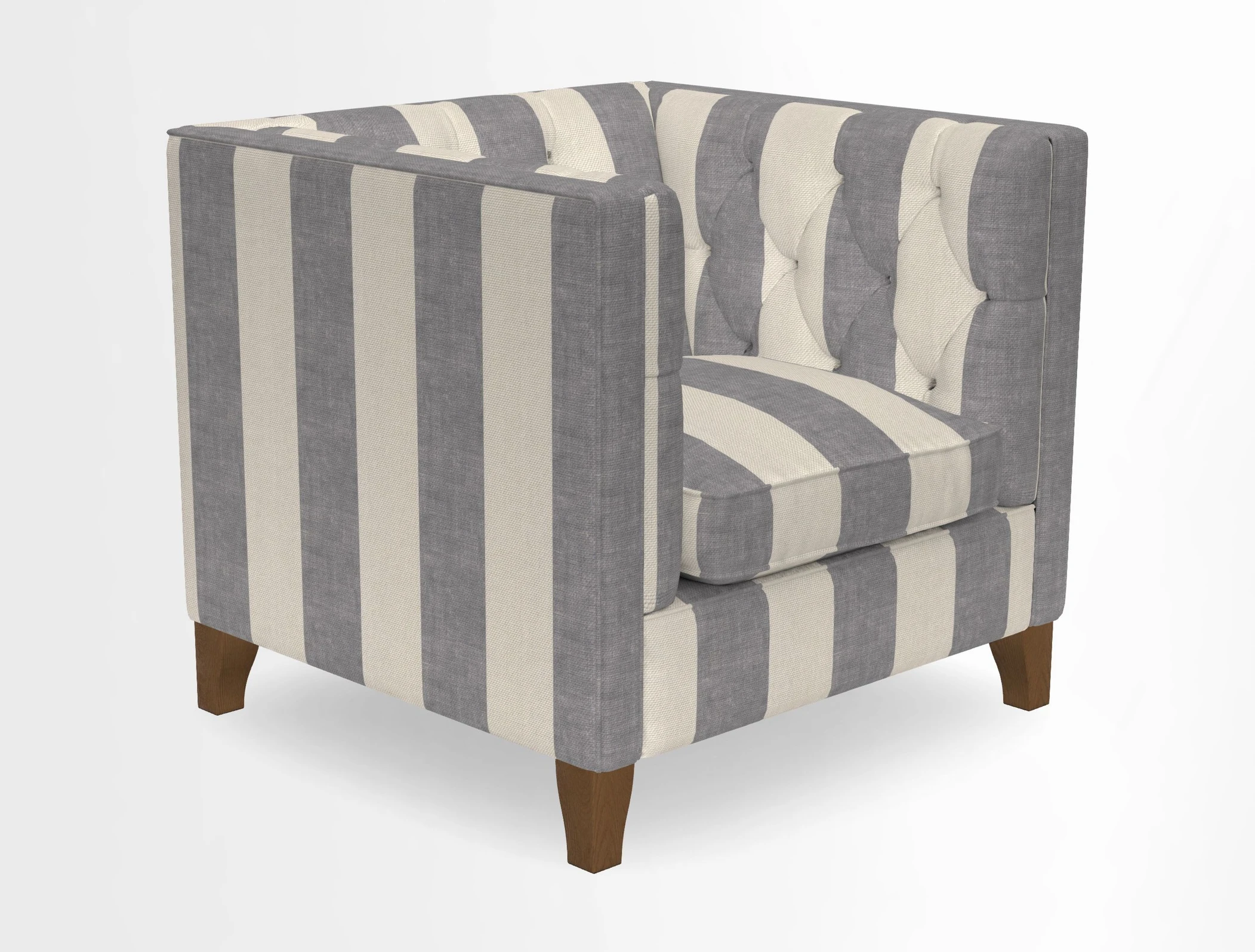 Haresfield Chair in Two Tone Plain Biscuit