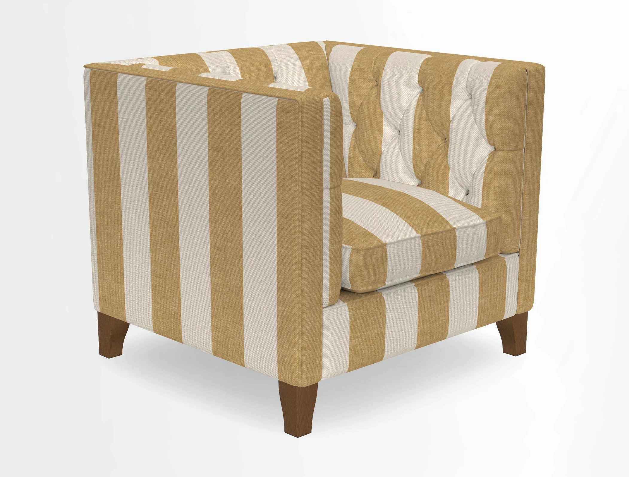 Haresfield Chair in Two Tone Plain Biscuit