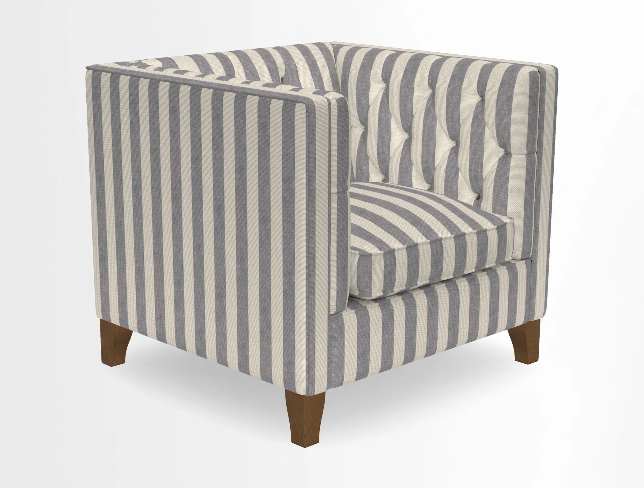 Haresfield Chair in Two Tone Plain Biscuit