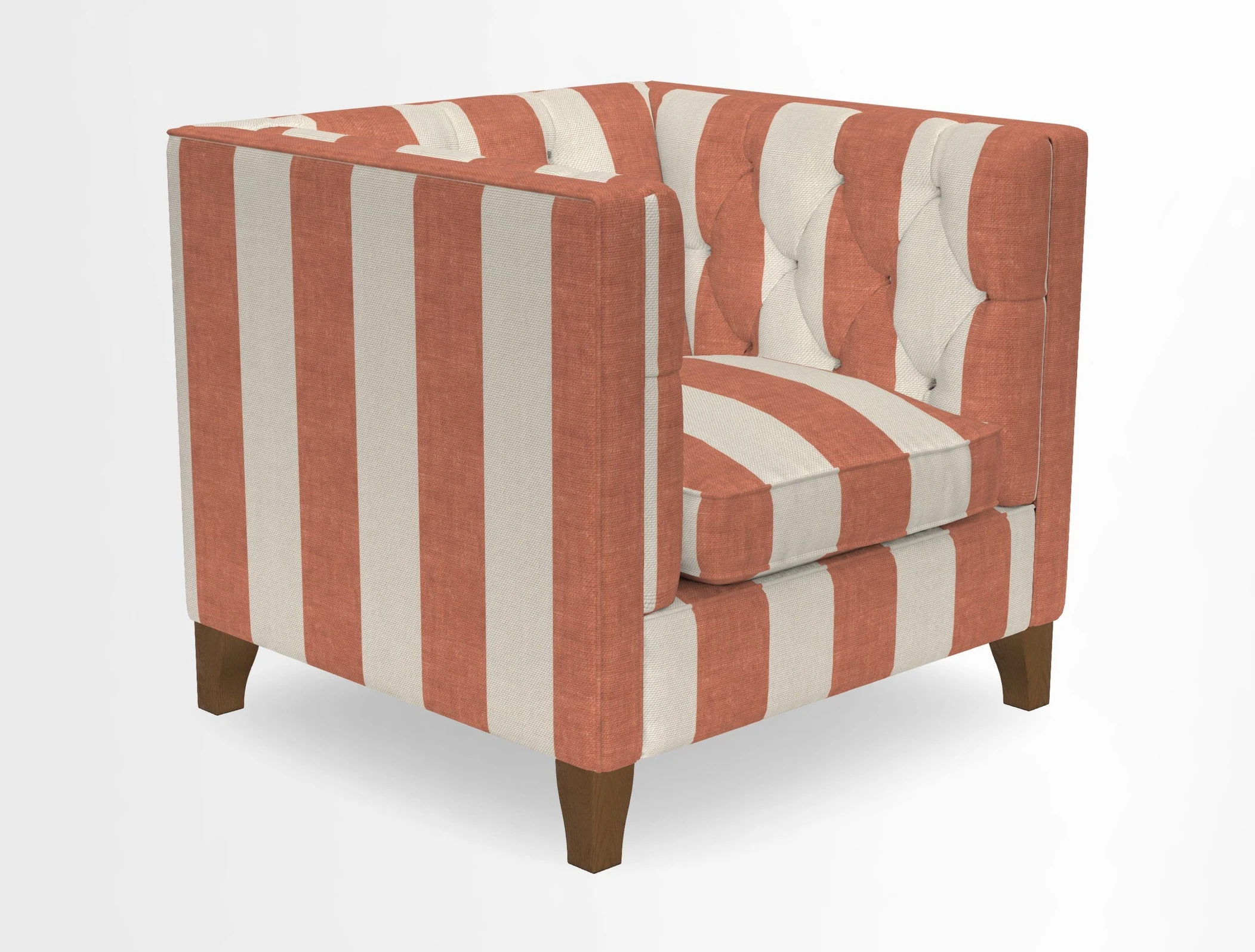 Haresfield Chair in Two Tone Plain Biscuit