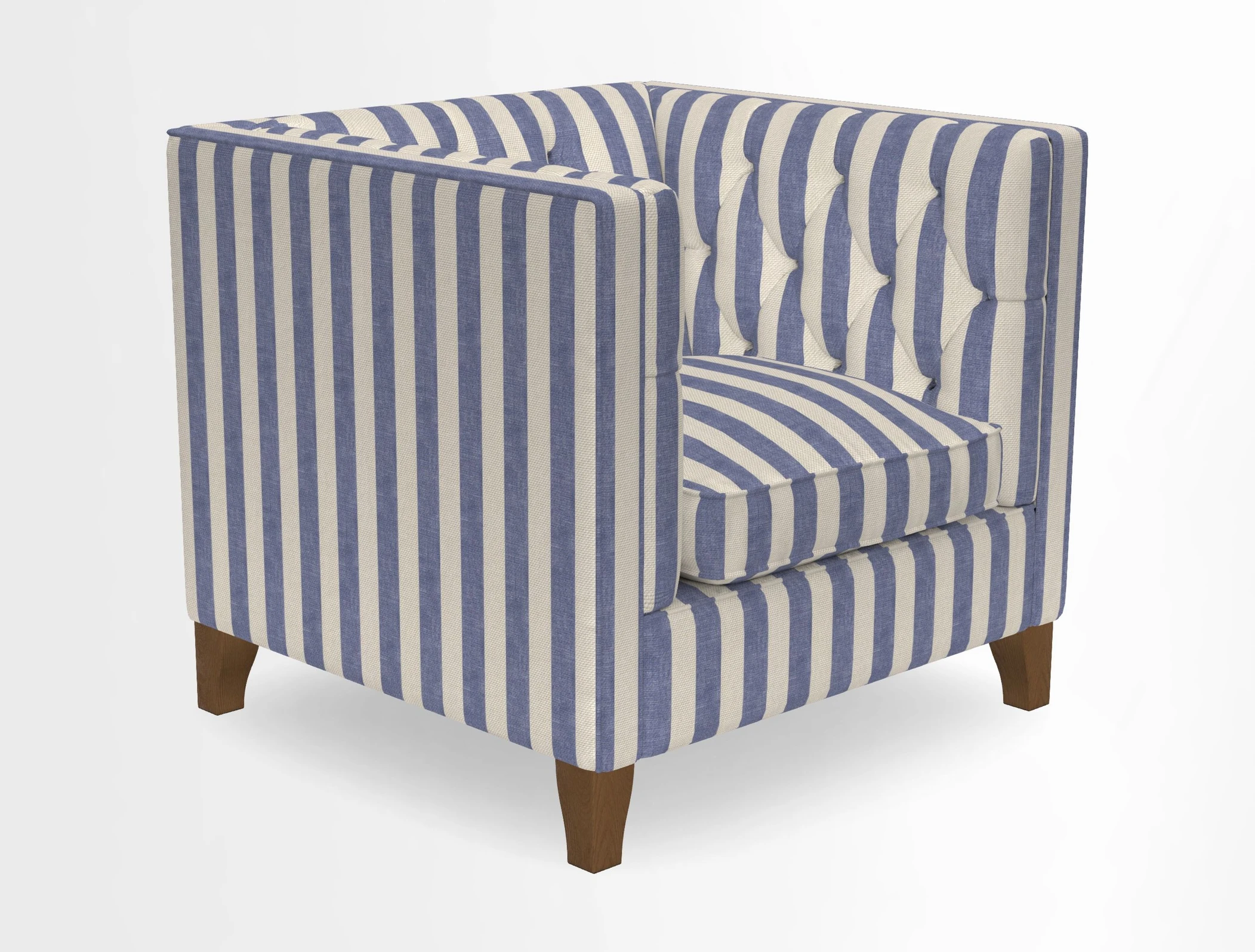 Haresfield Chair in Two Tone Plain Biscuit