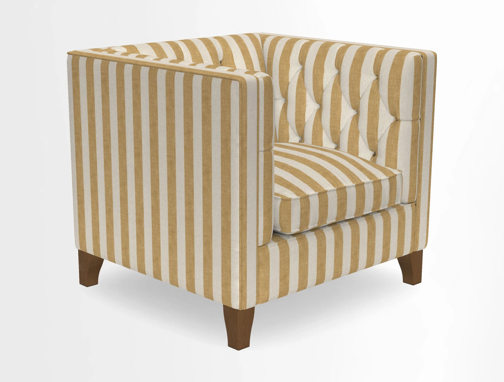 Haresfield Chair in Two Tone Plain Biscuit