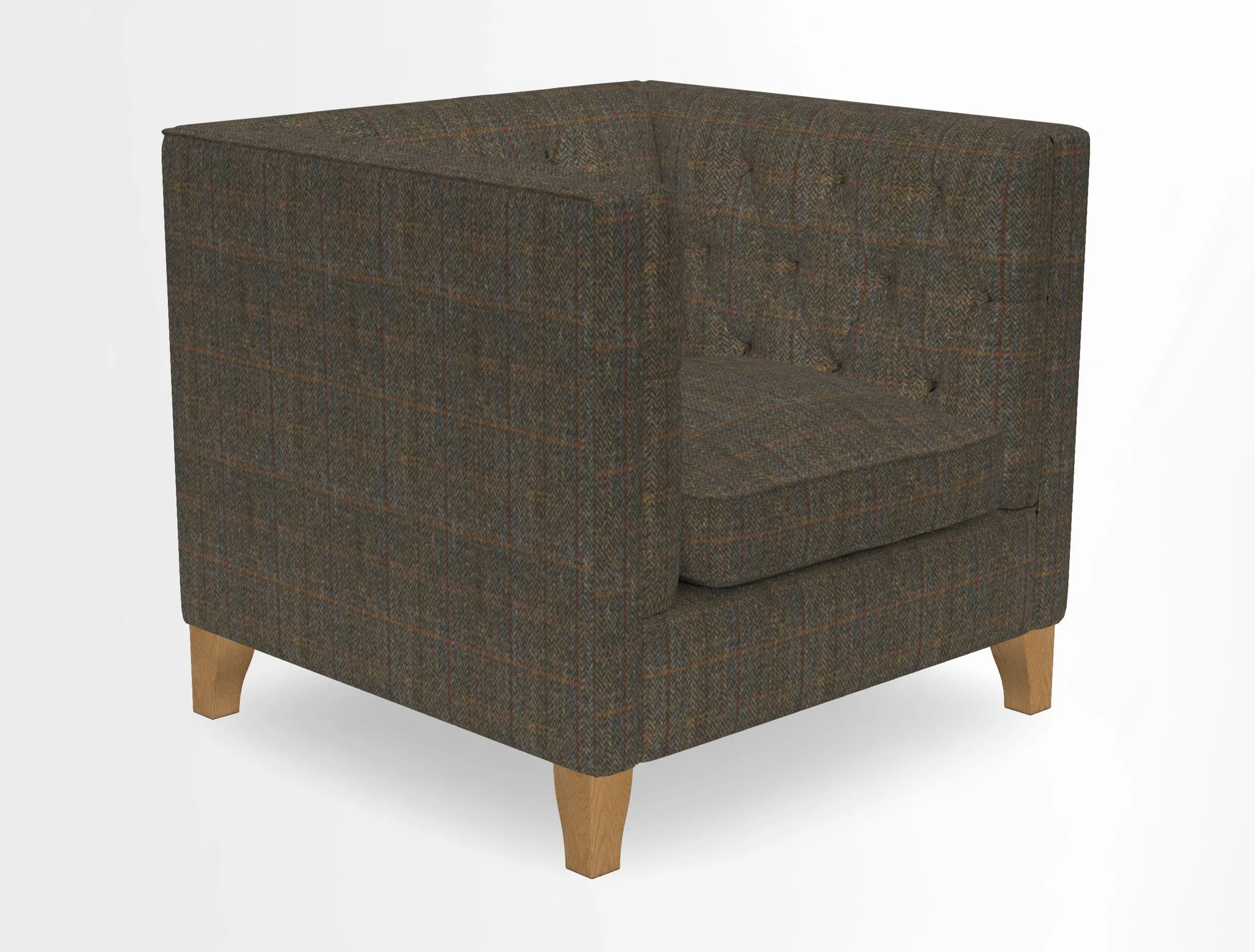 Haresfield Chair in Two Tone Plain Biscuit