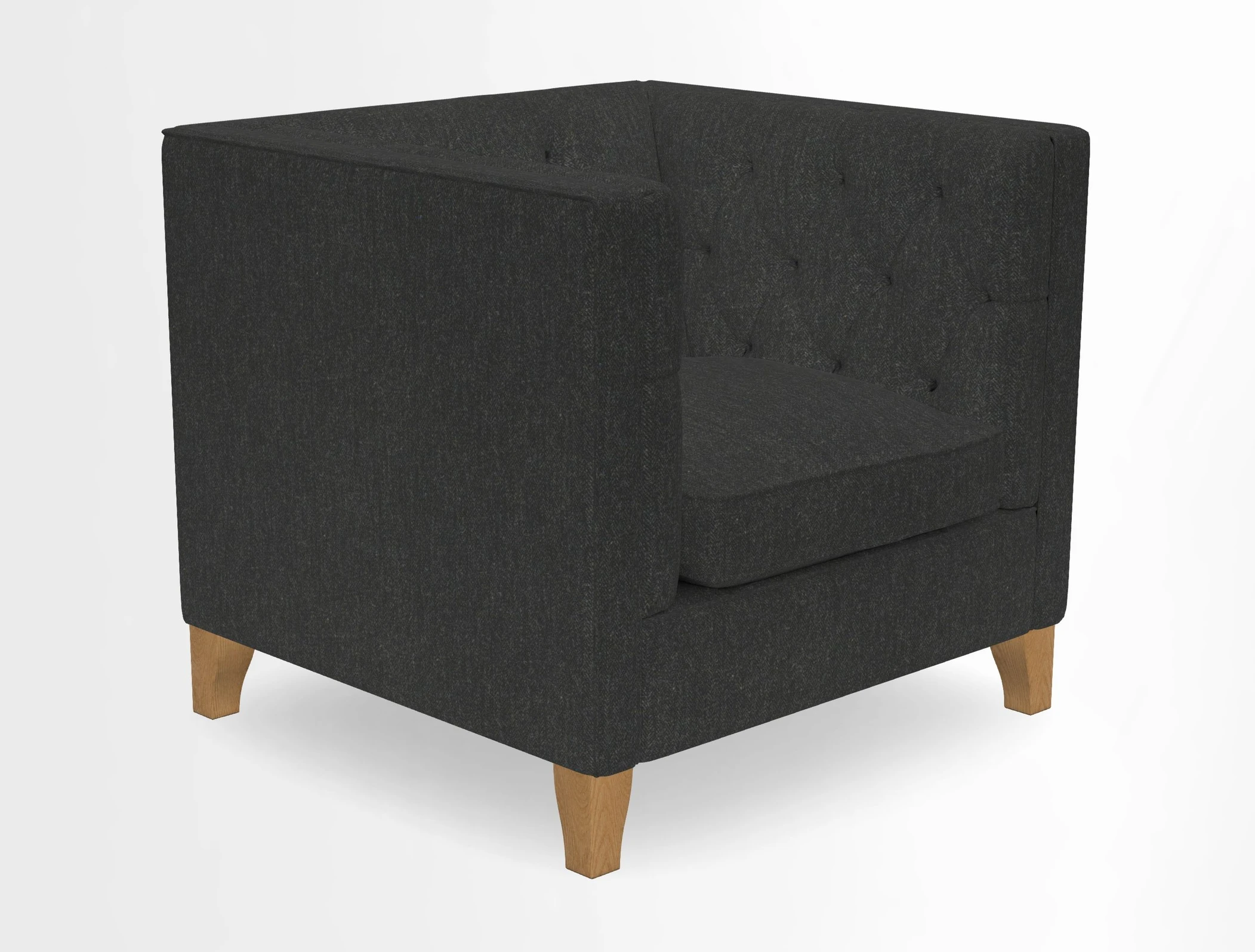 Haresfield Chair in Two Tone Plain Biscuit