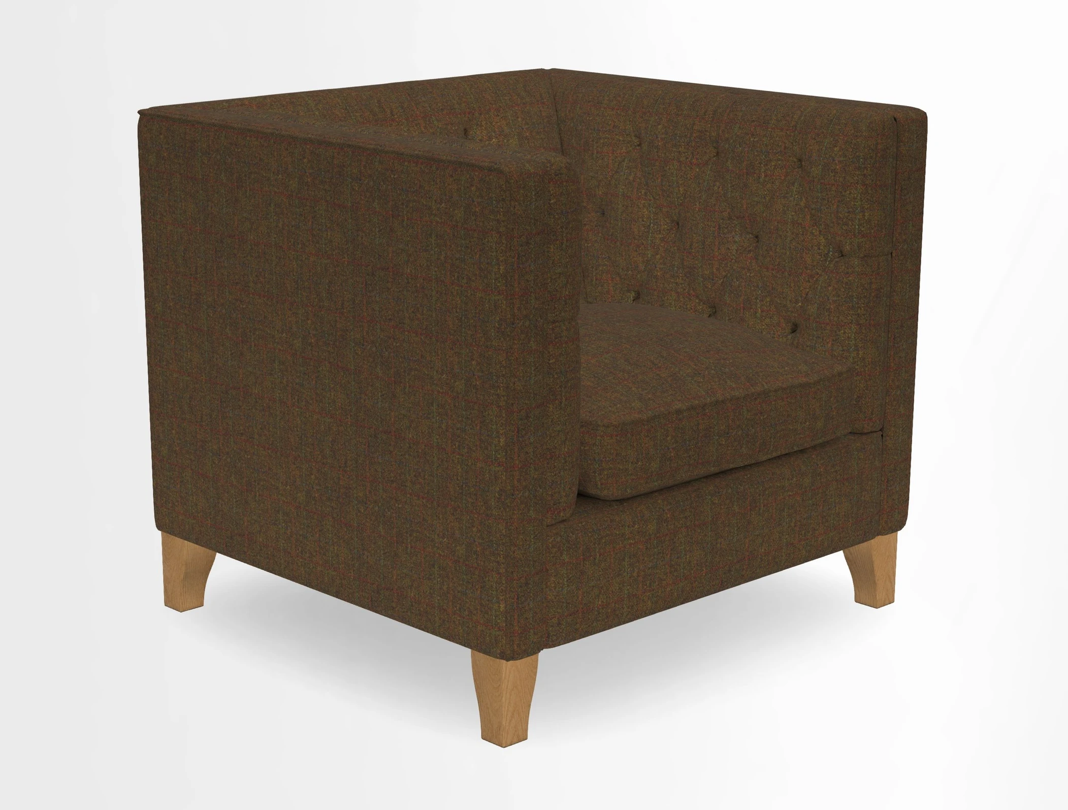 Haresfield Chair in Two Tone Plain Biscuit