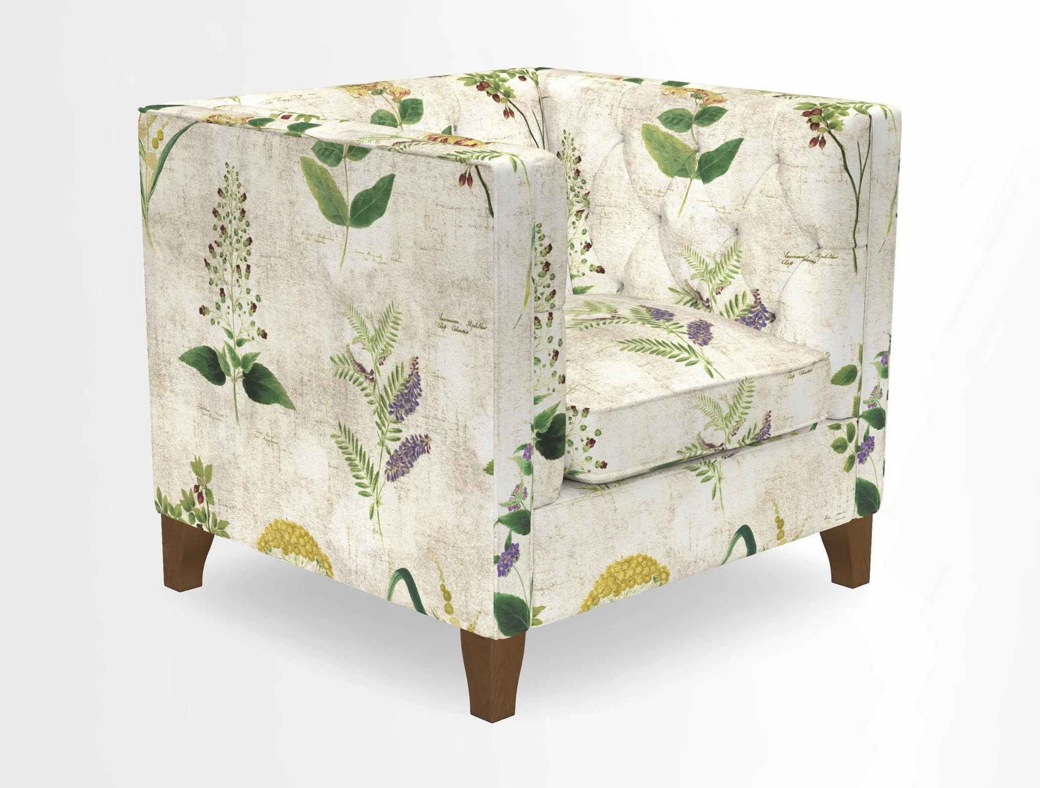 Haresfield Chair in Two Tone Plain Biscuit