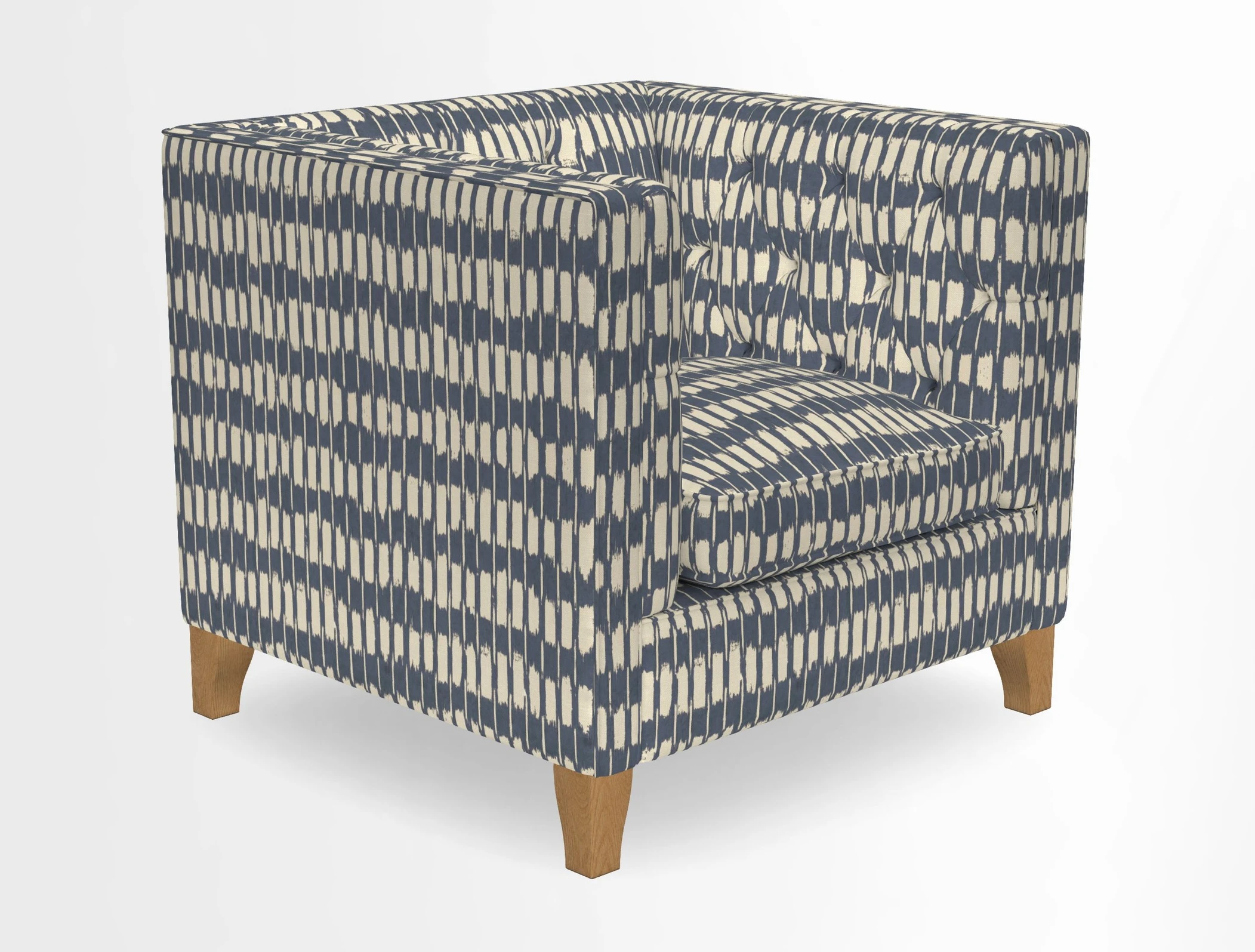 Haresfield Chair in Two Tone Plain Biscuit