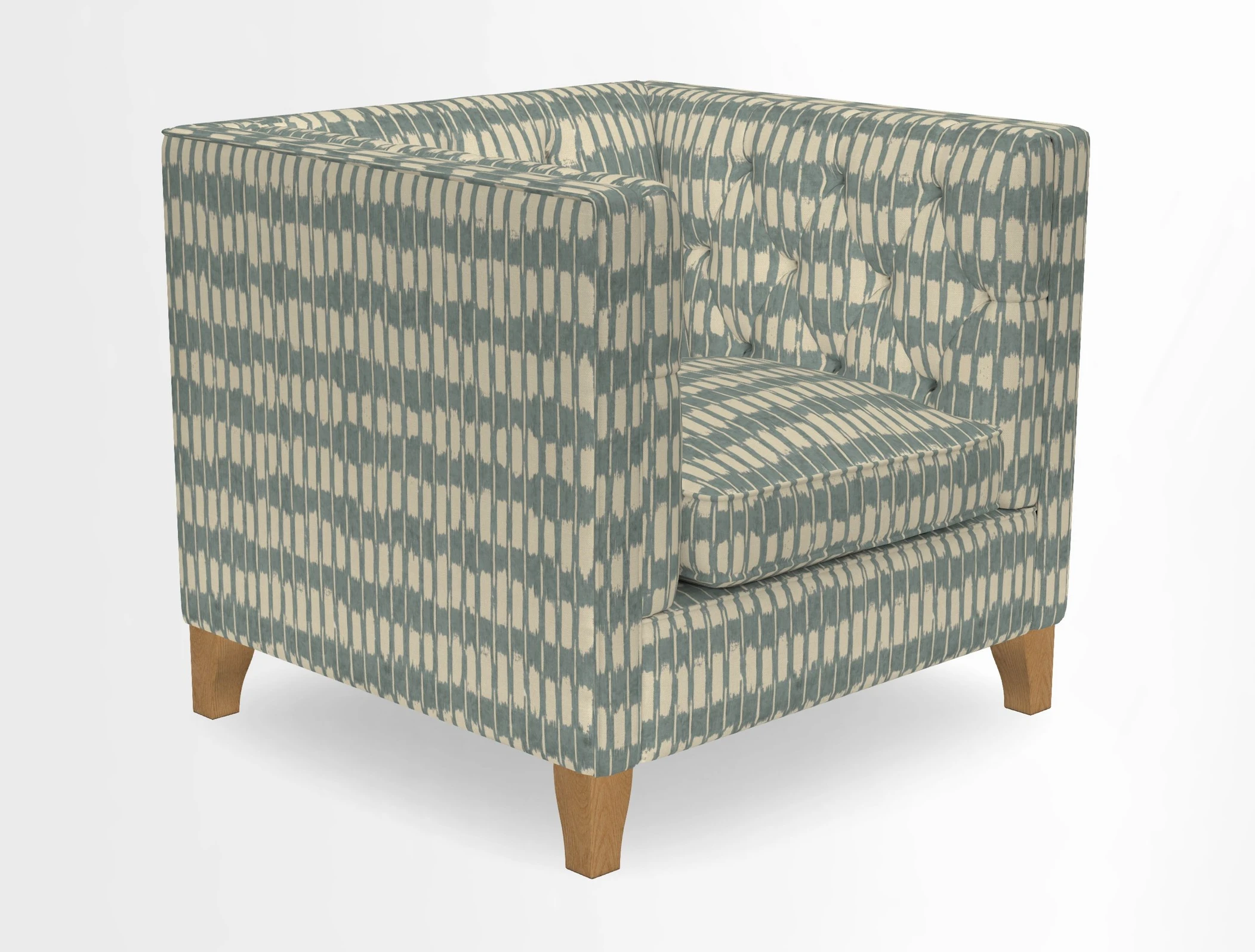 Haresfield Chair in Two Tone Plain Biscuit