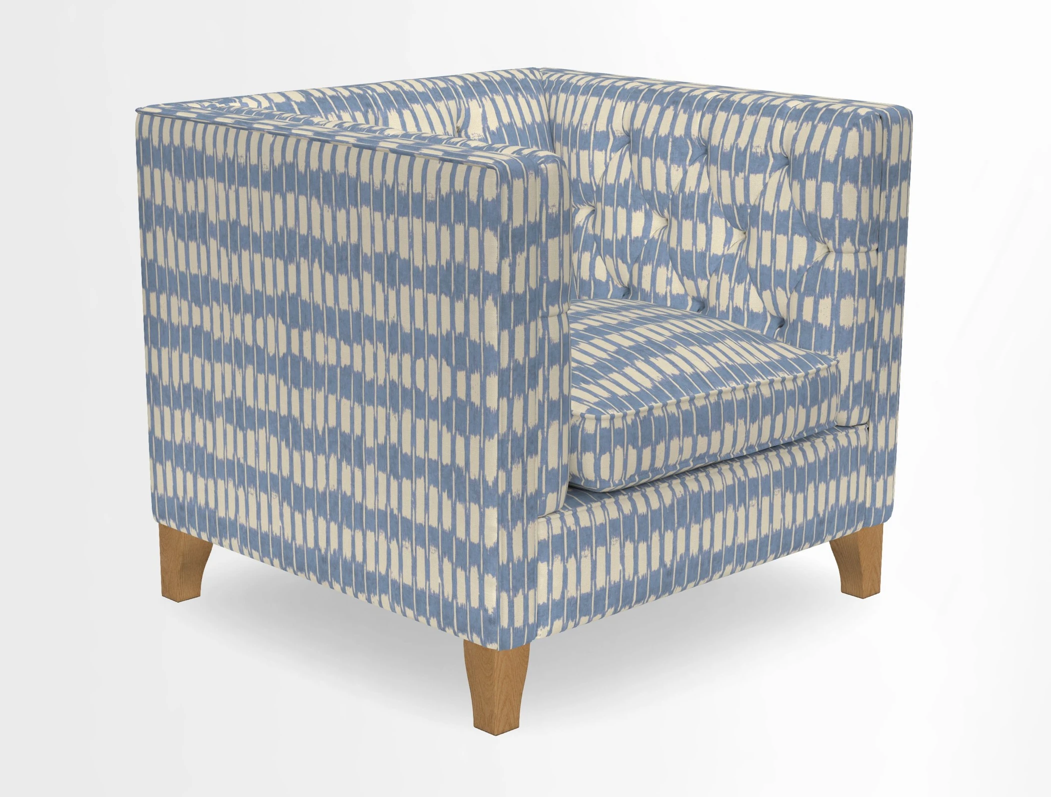 Haresfield Chair in Two Tone Plain Biscuit