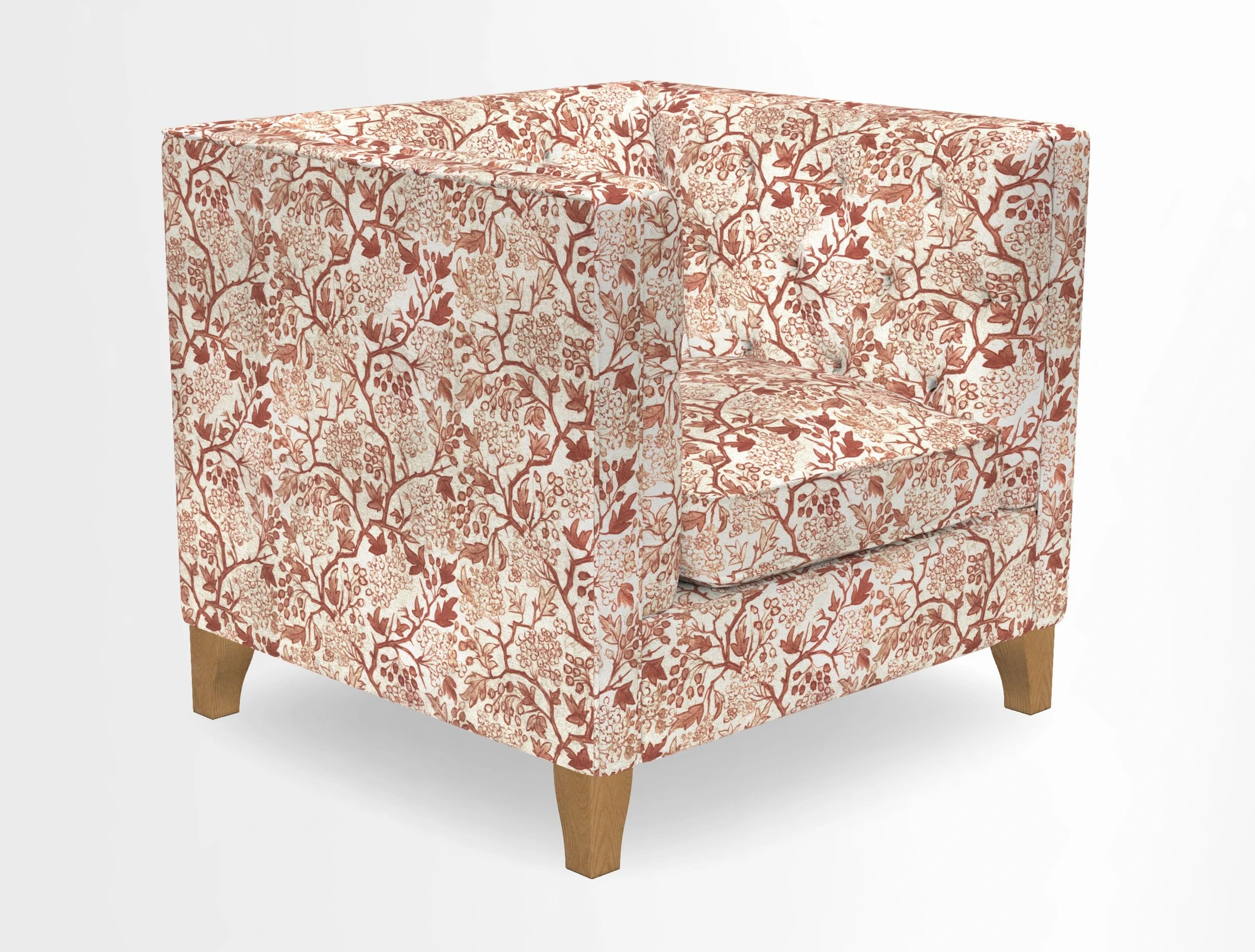 Haresfield Chair in Two Tone Plain Biscuit