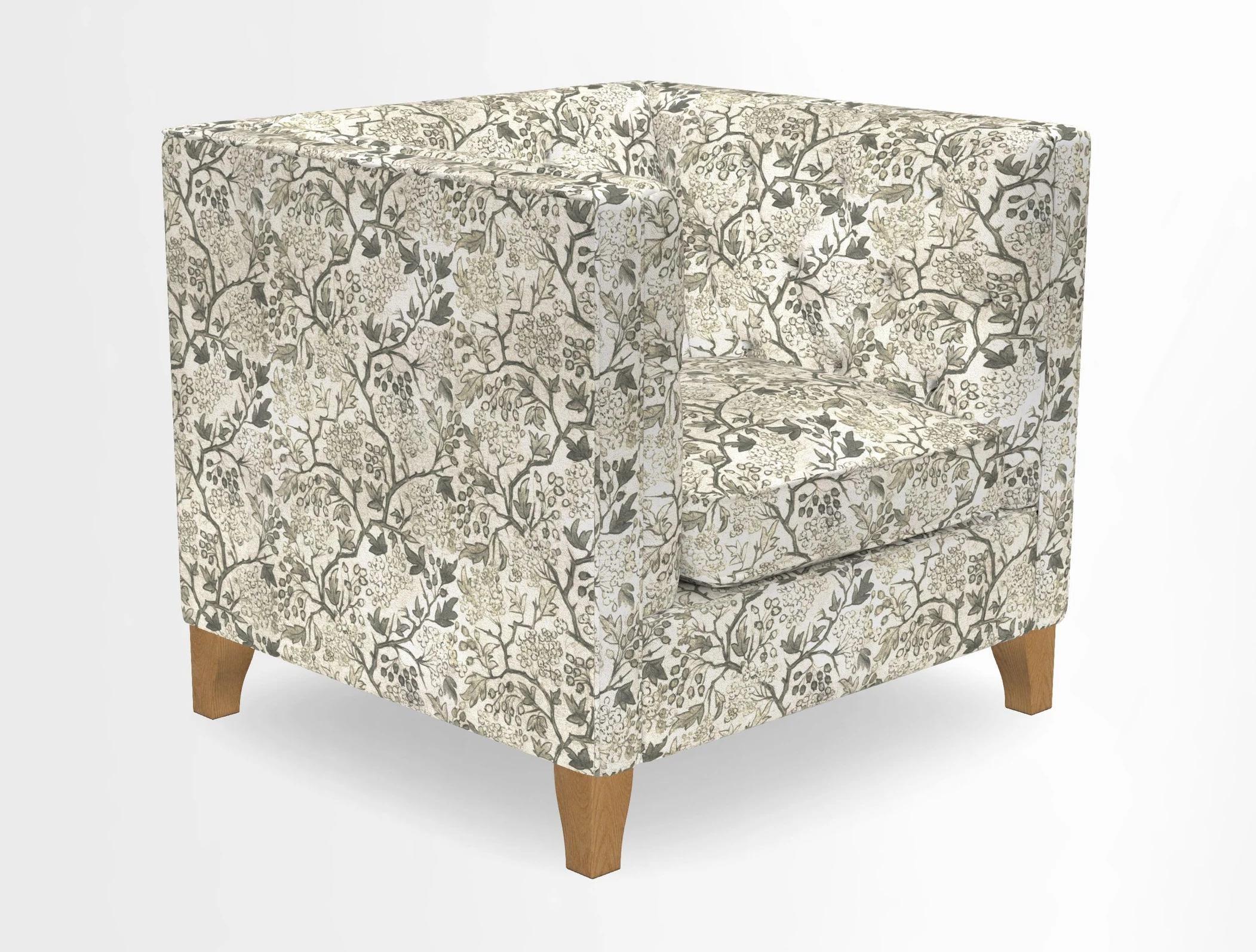 Haresfield Chair in Two Tone Plain Biscuit