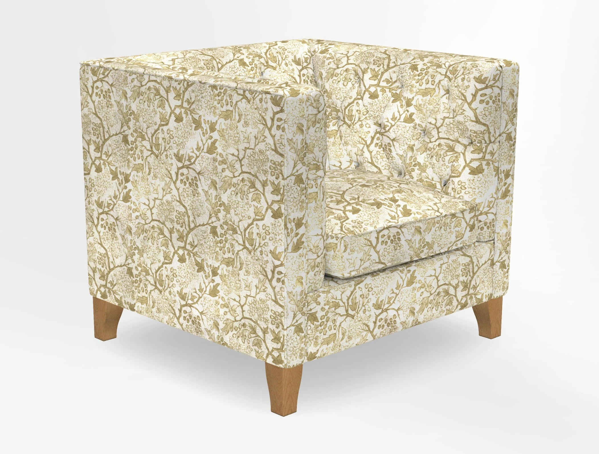 Haresfield Chair in Two Tone Plain Biscuit