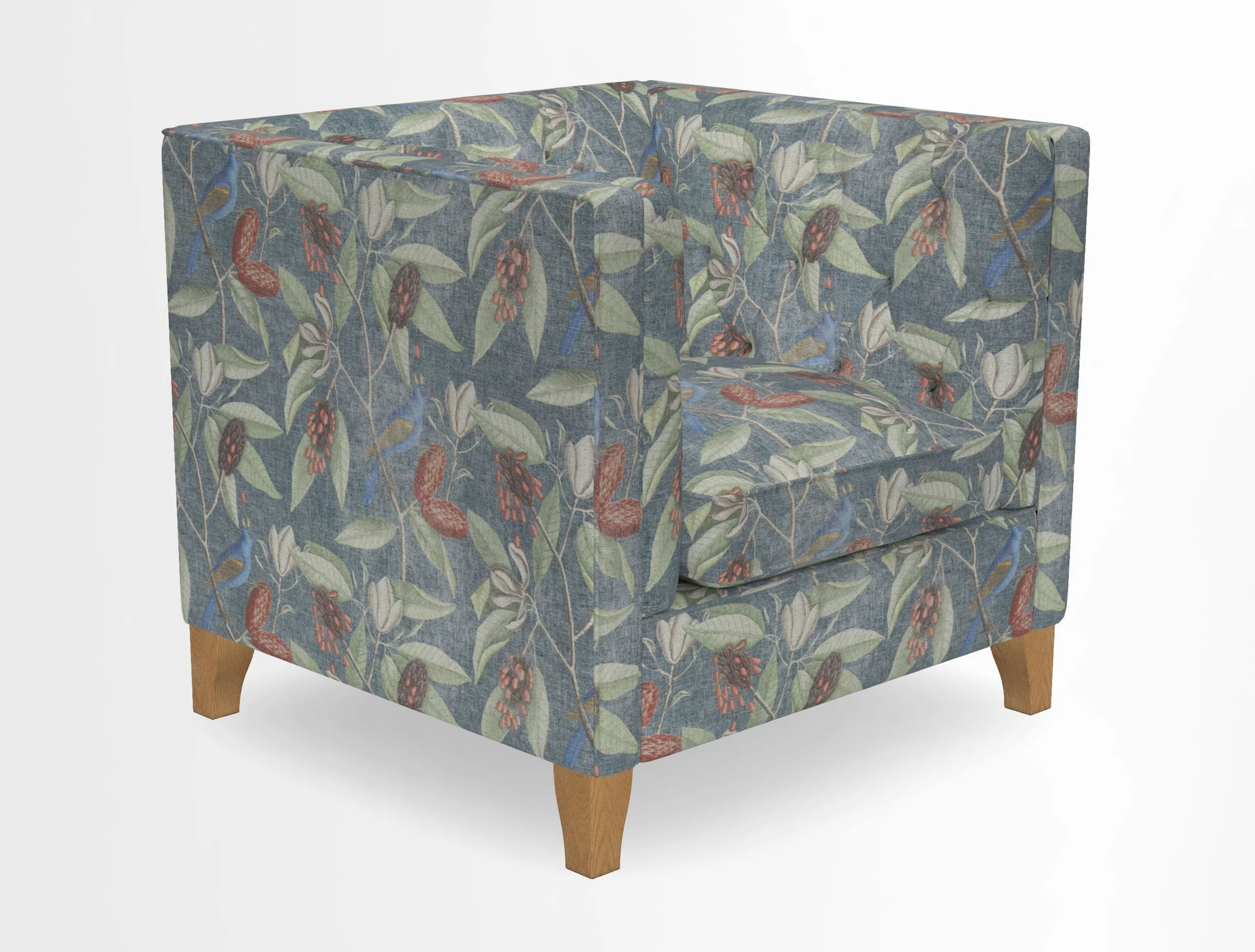 Haresfield Chair in Two Tone Plain Biscuit