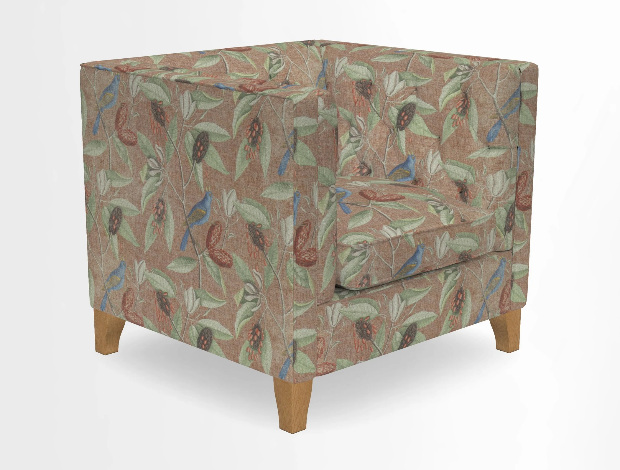 Haresfield Chair in Two Tone Plain Biscuit