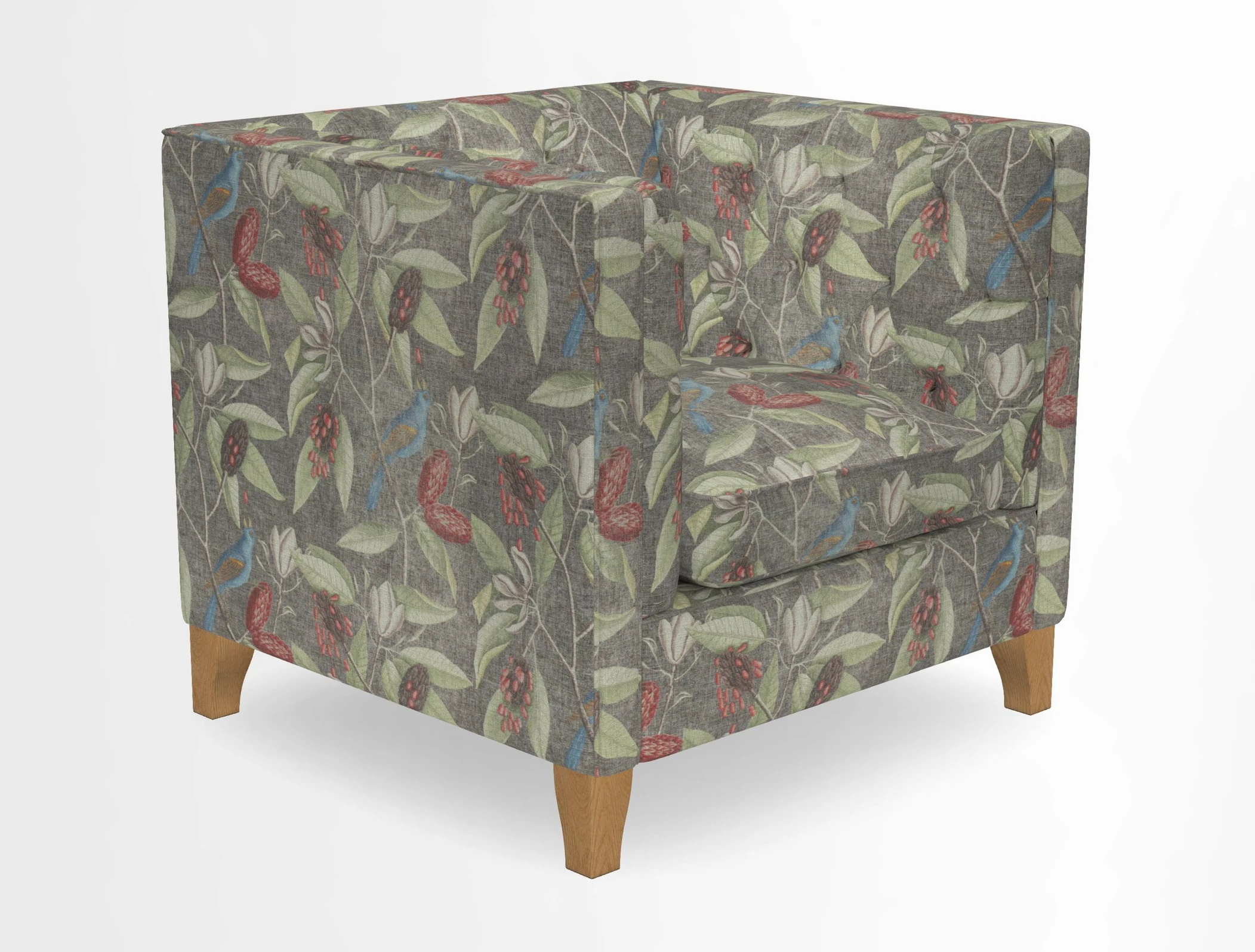 Haresfield Chair in Two Tone Plain Biscuit