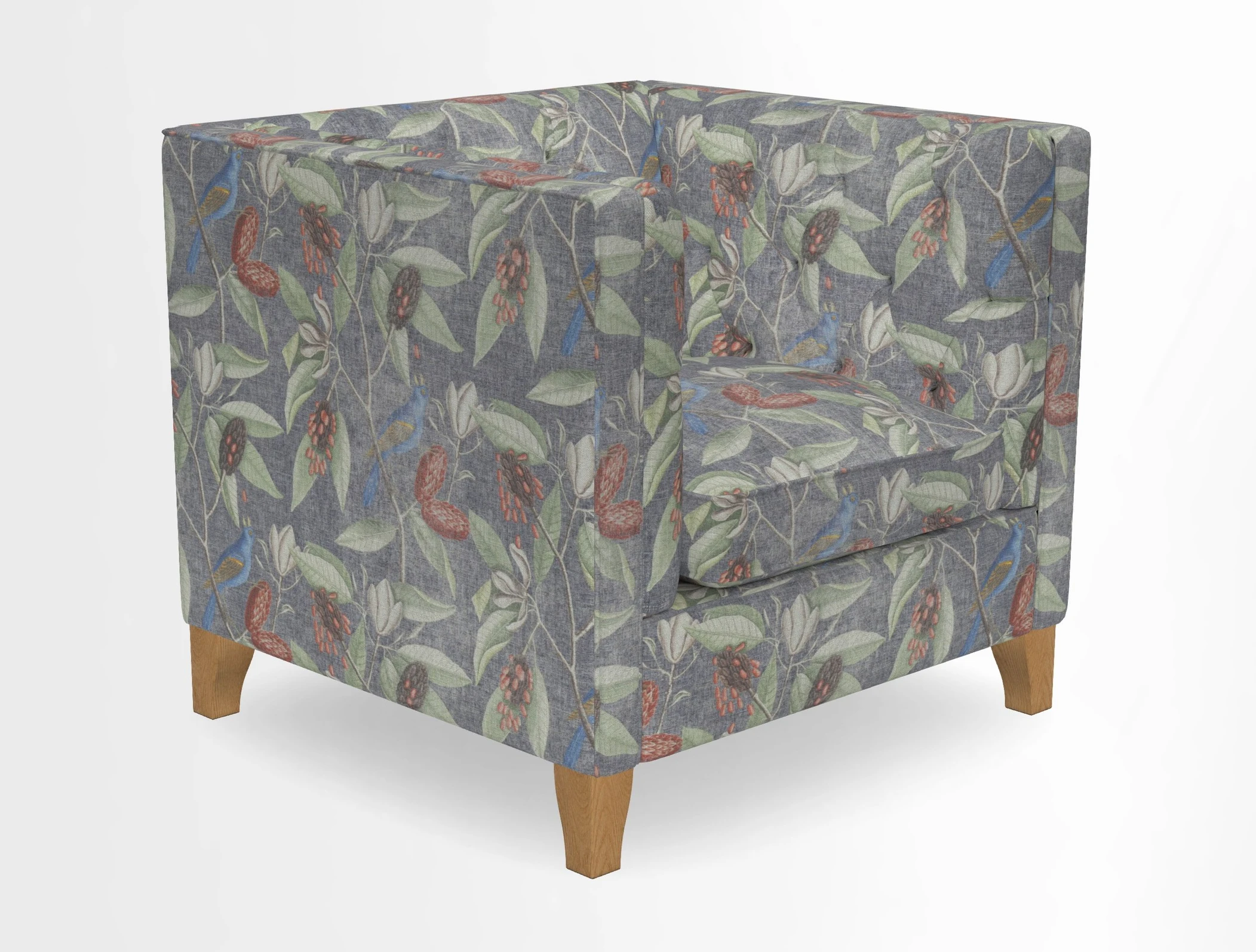 Haresfield Chair in Two Tone Plain Biscuit