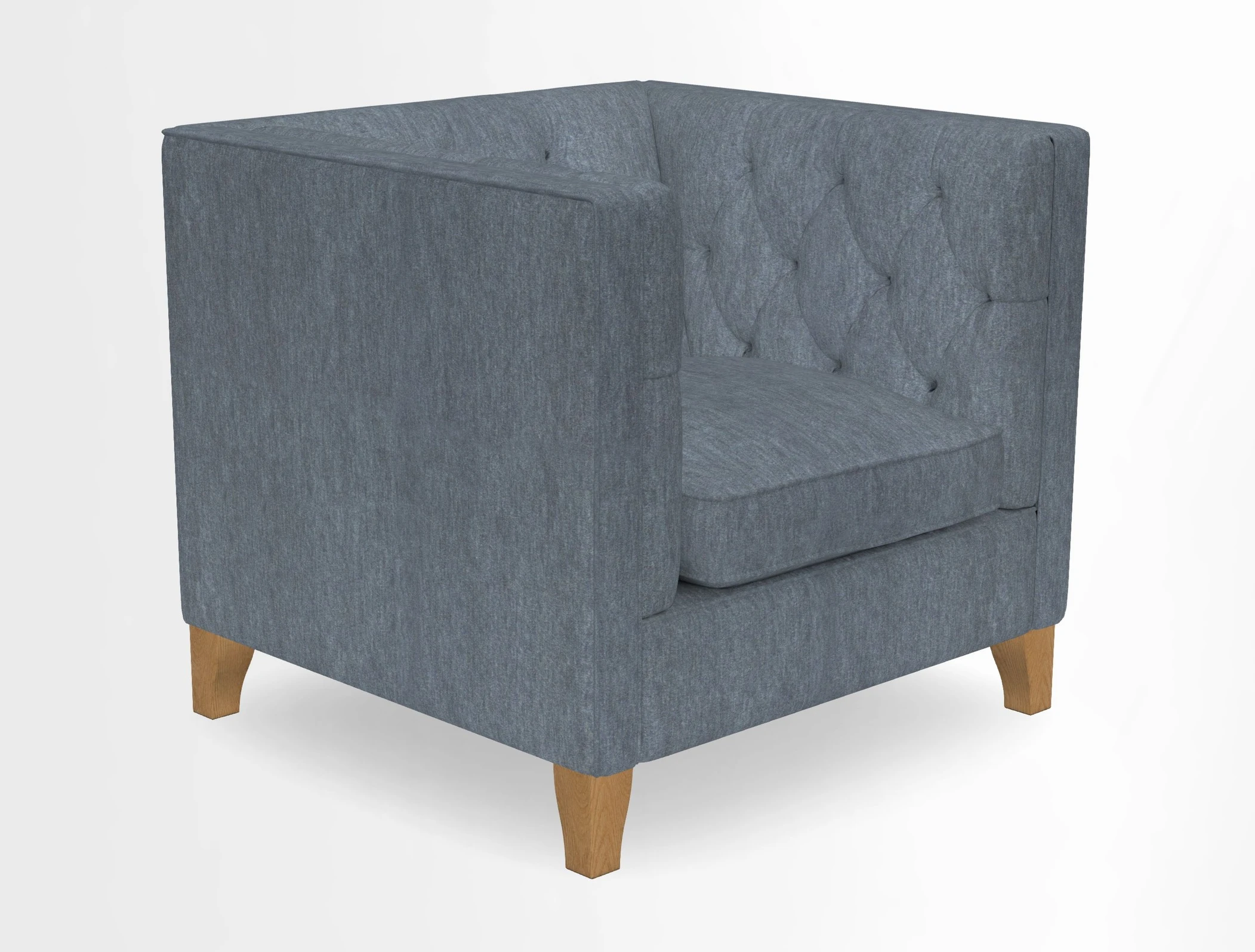 Haresfield Chair in Two Tone Plain Biscuit
