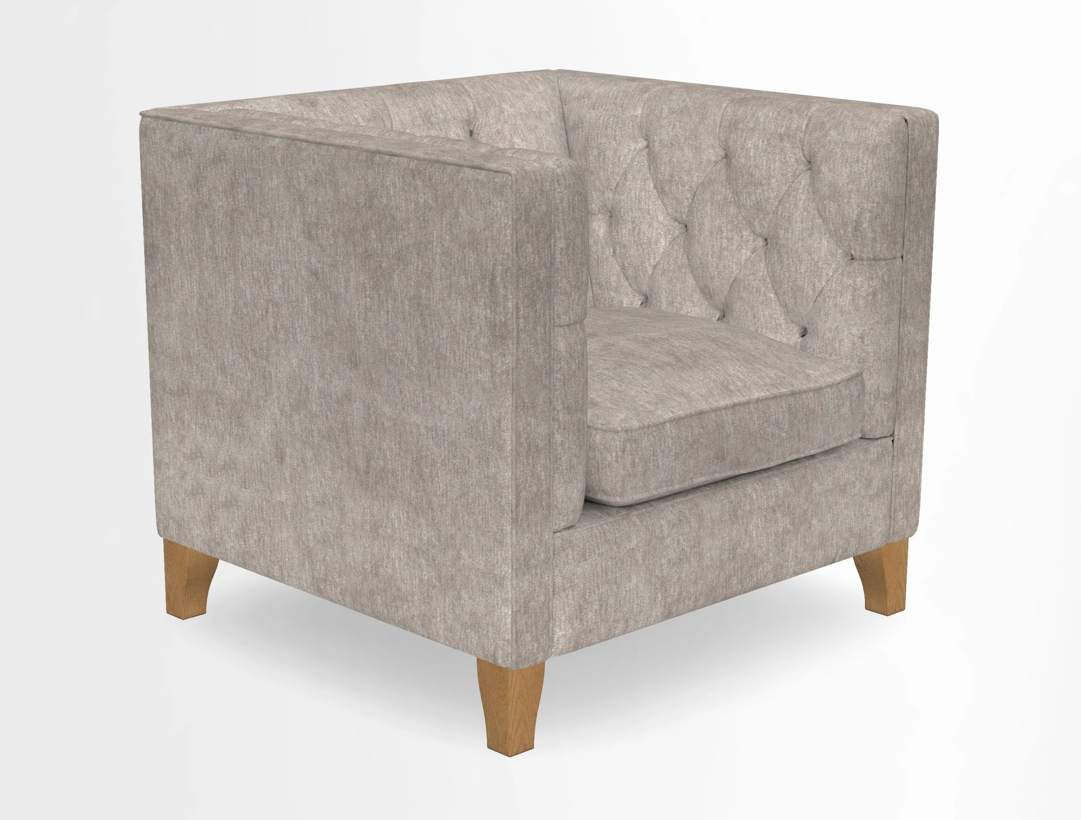 Haresfield Chair in Two Tone Plain Biscuit