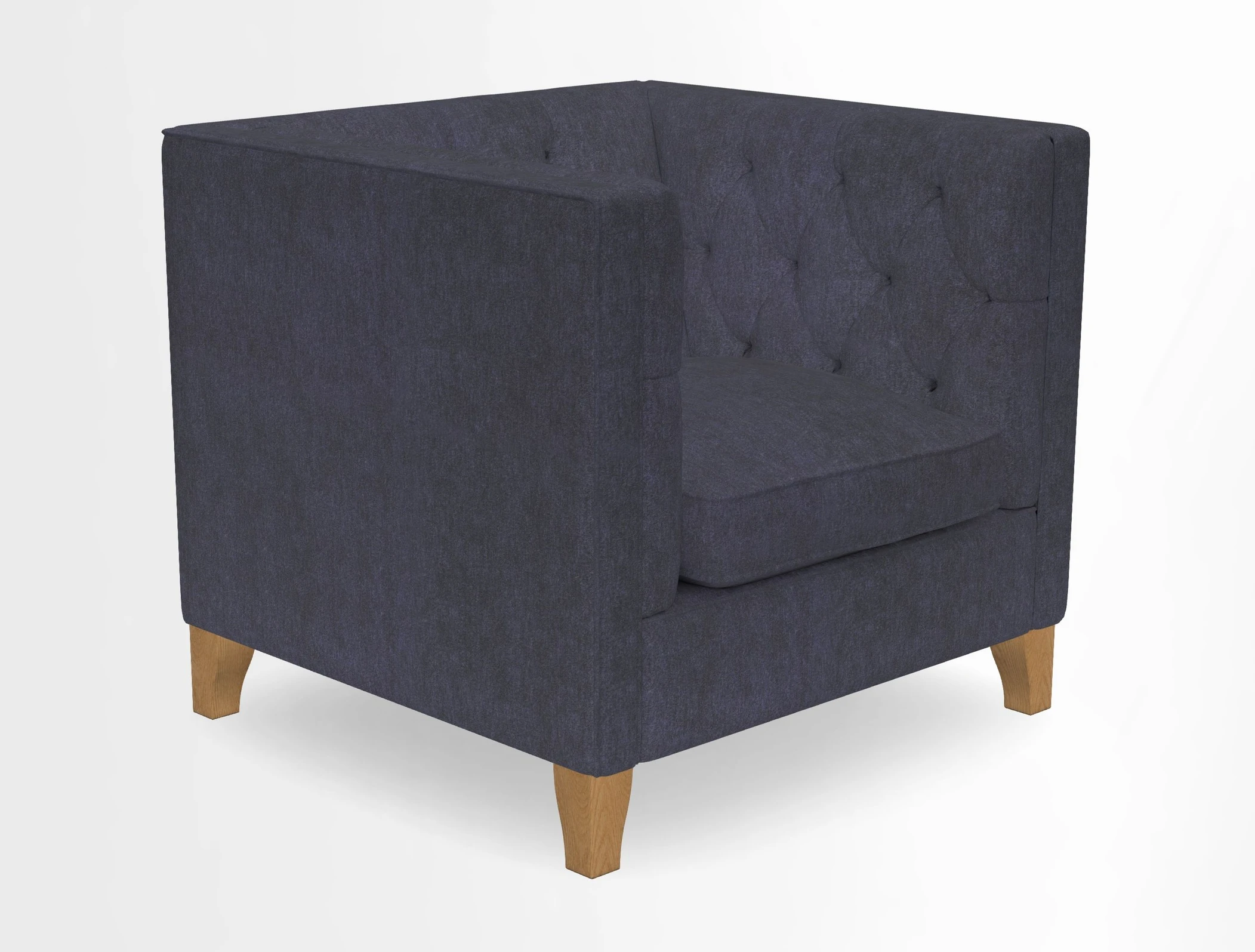 Haresfield Chair in Two Tone Plain Biscuit