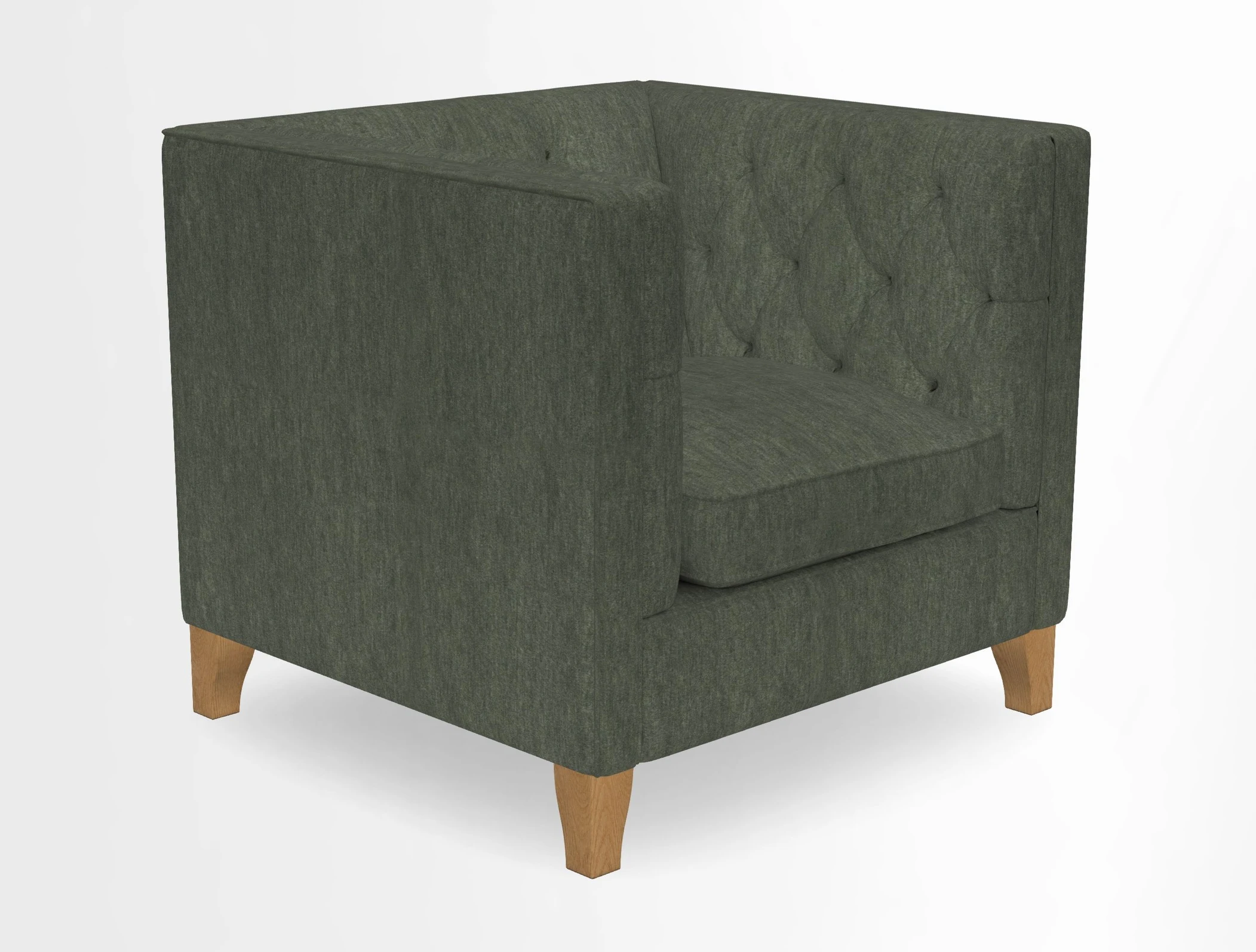 Haresfield Chair in Two Tone Plain Biscuit
