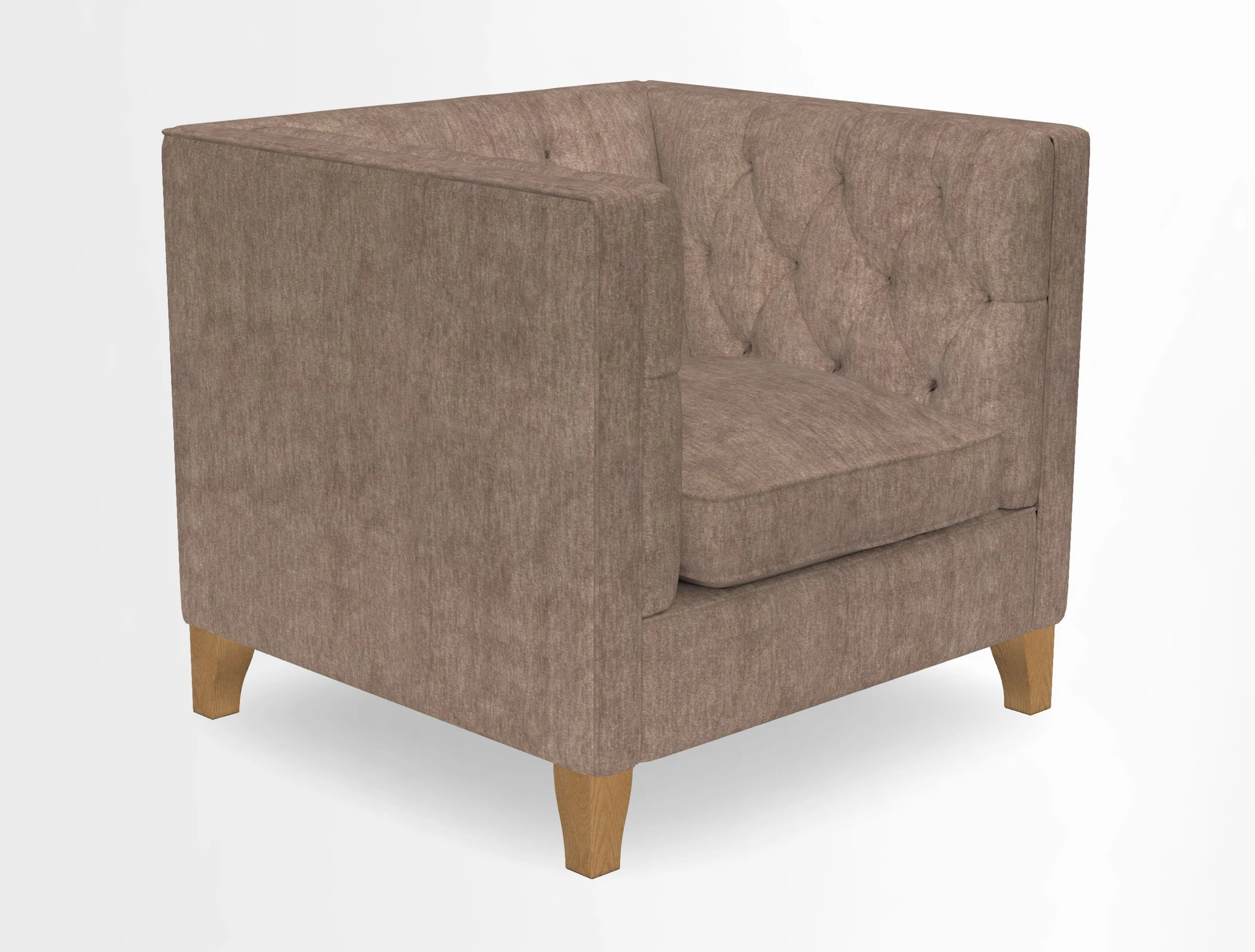 Haresfield Chair in Two Tone Plain Biscuit