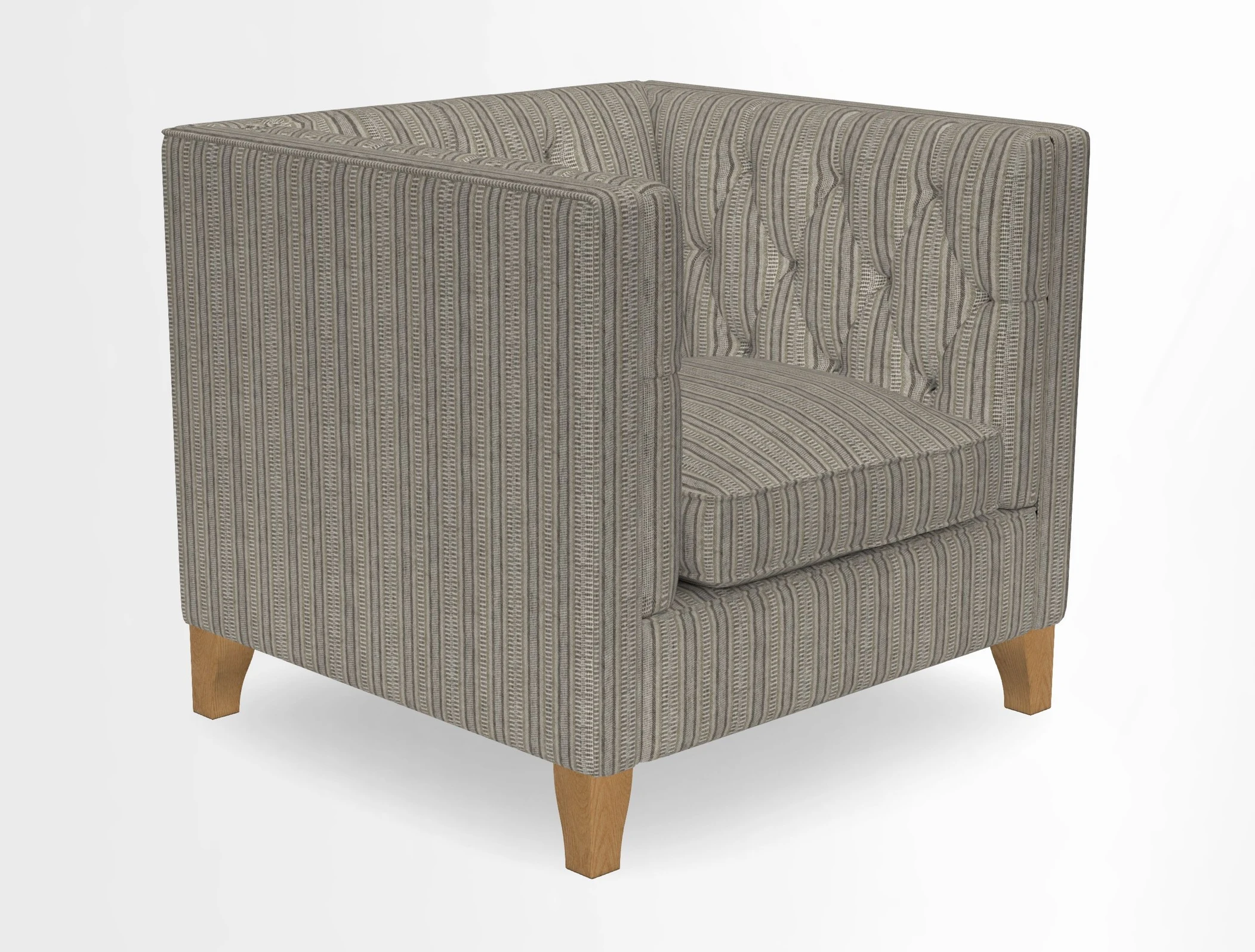 Haresfield Chair in Two Tone Plain Biscuit