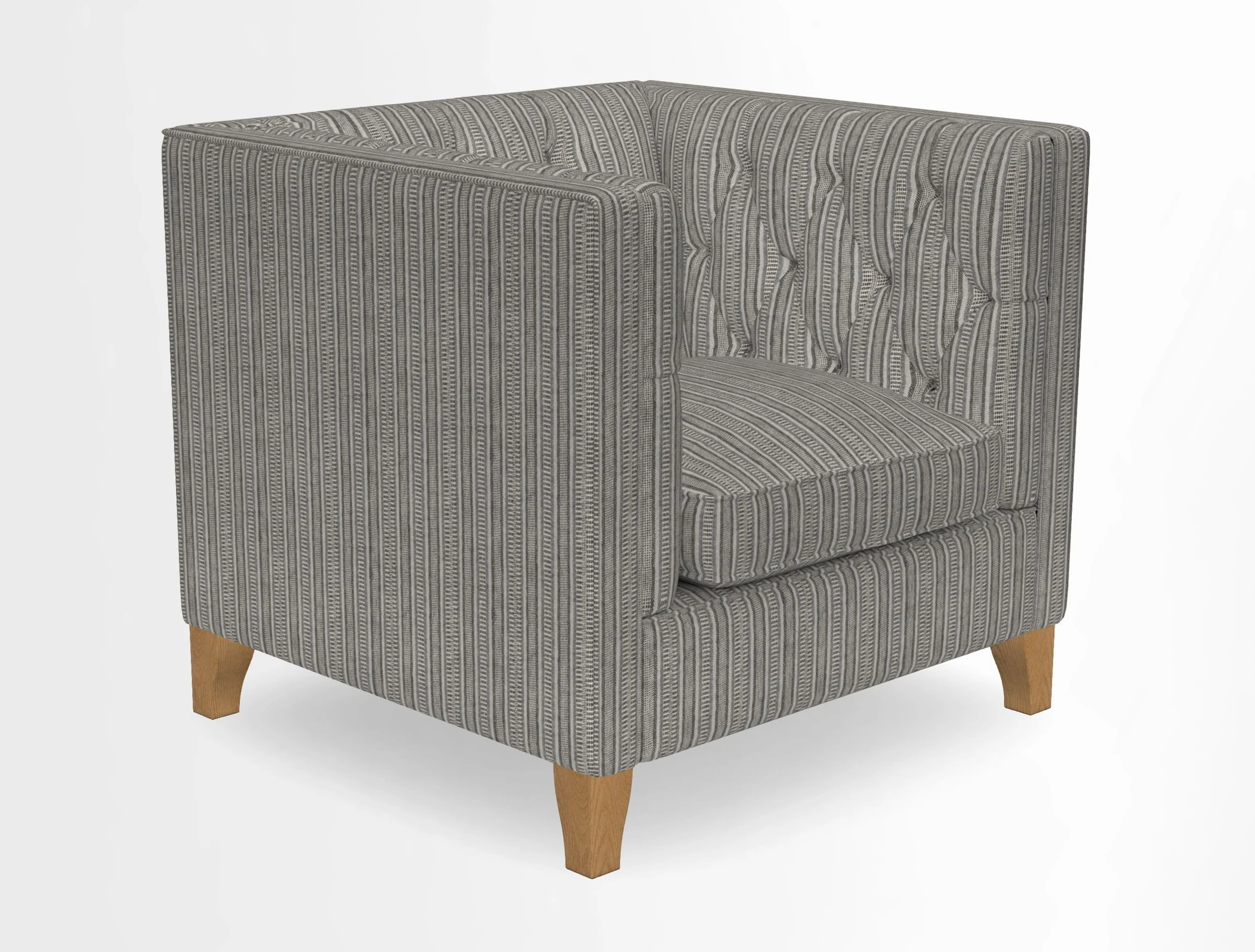 Haresfield Chair in Two Tone Plain Biscuit