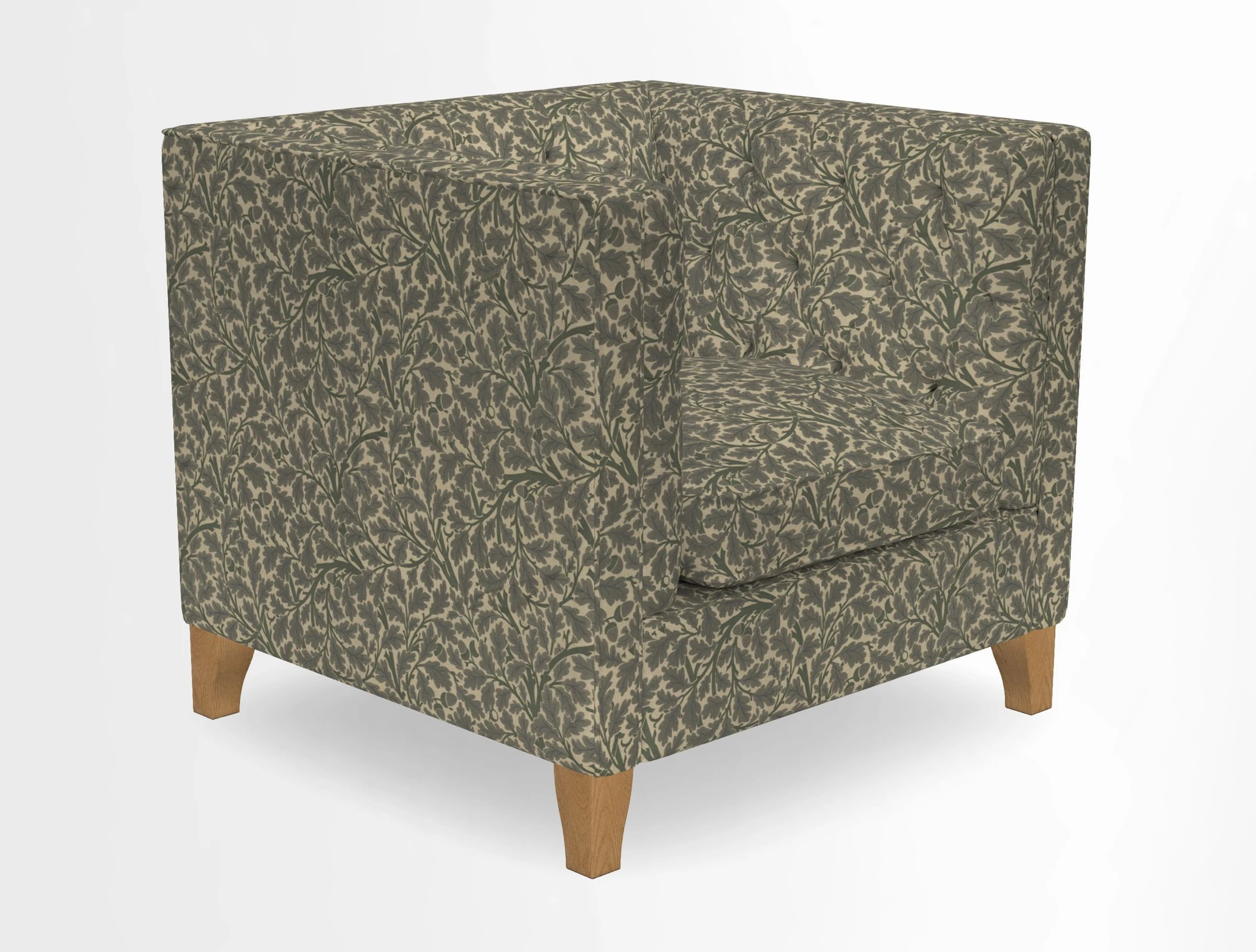 Haresfield Chair in Two Tone Plain Biscuit
