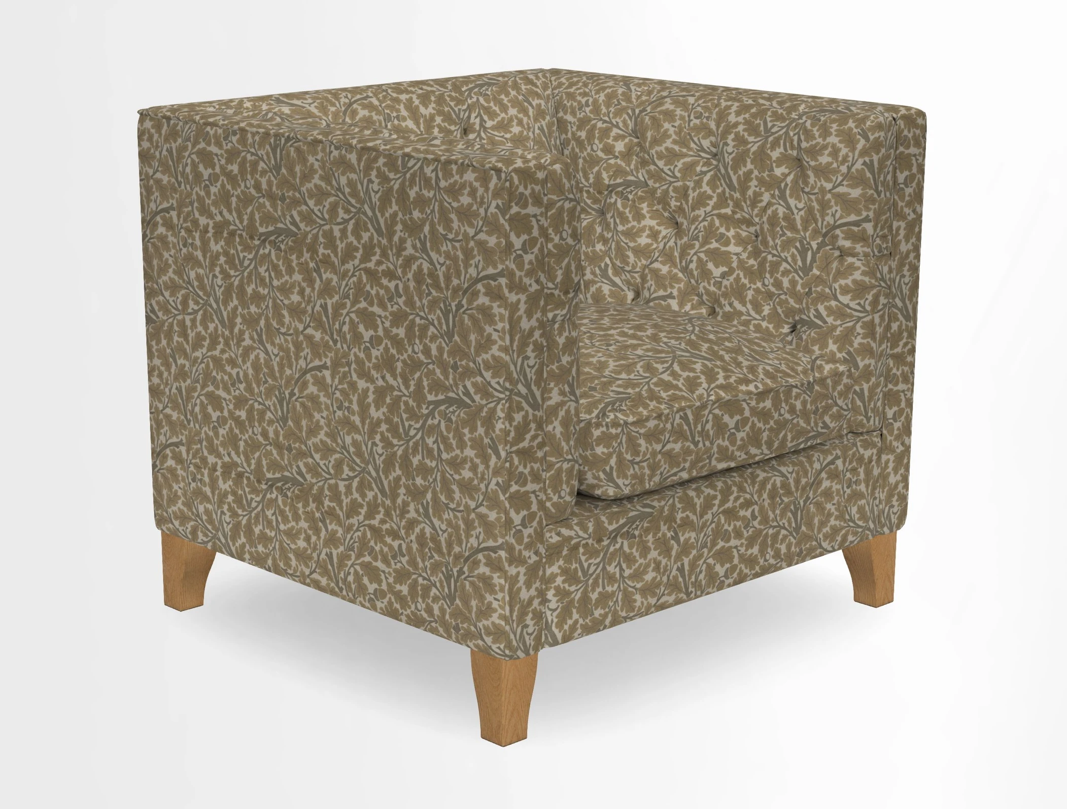 Haresfield Chair in Two Tone Plain Biscuit