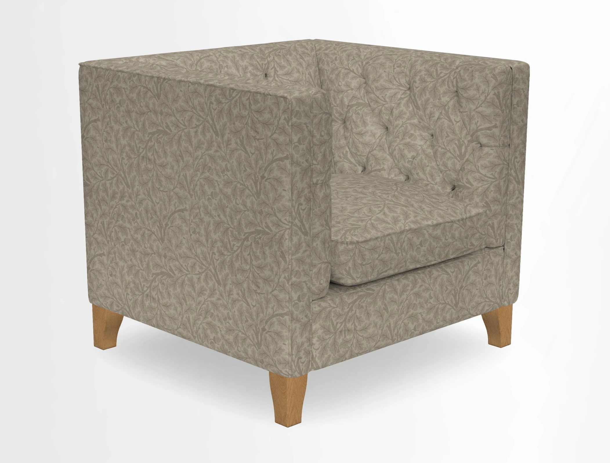 Haresfield Chair in Two Tone Plain Biscuit