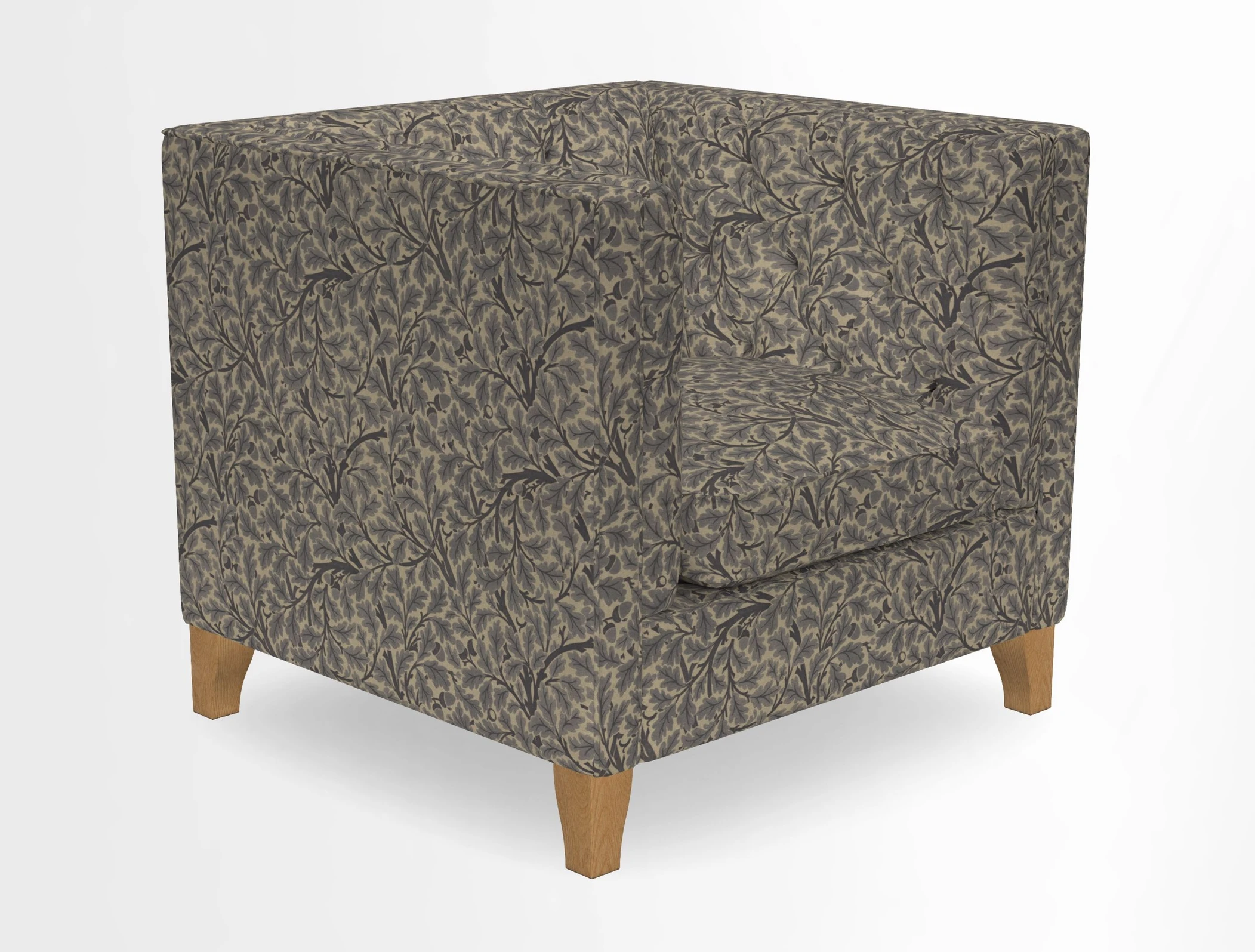Haresfield Chair in Two Tone Plain Biscuit