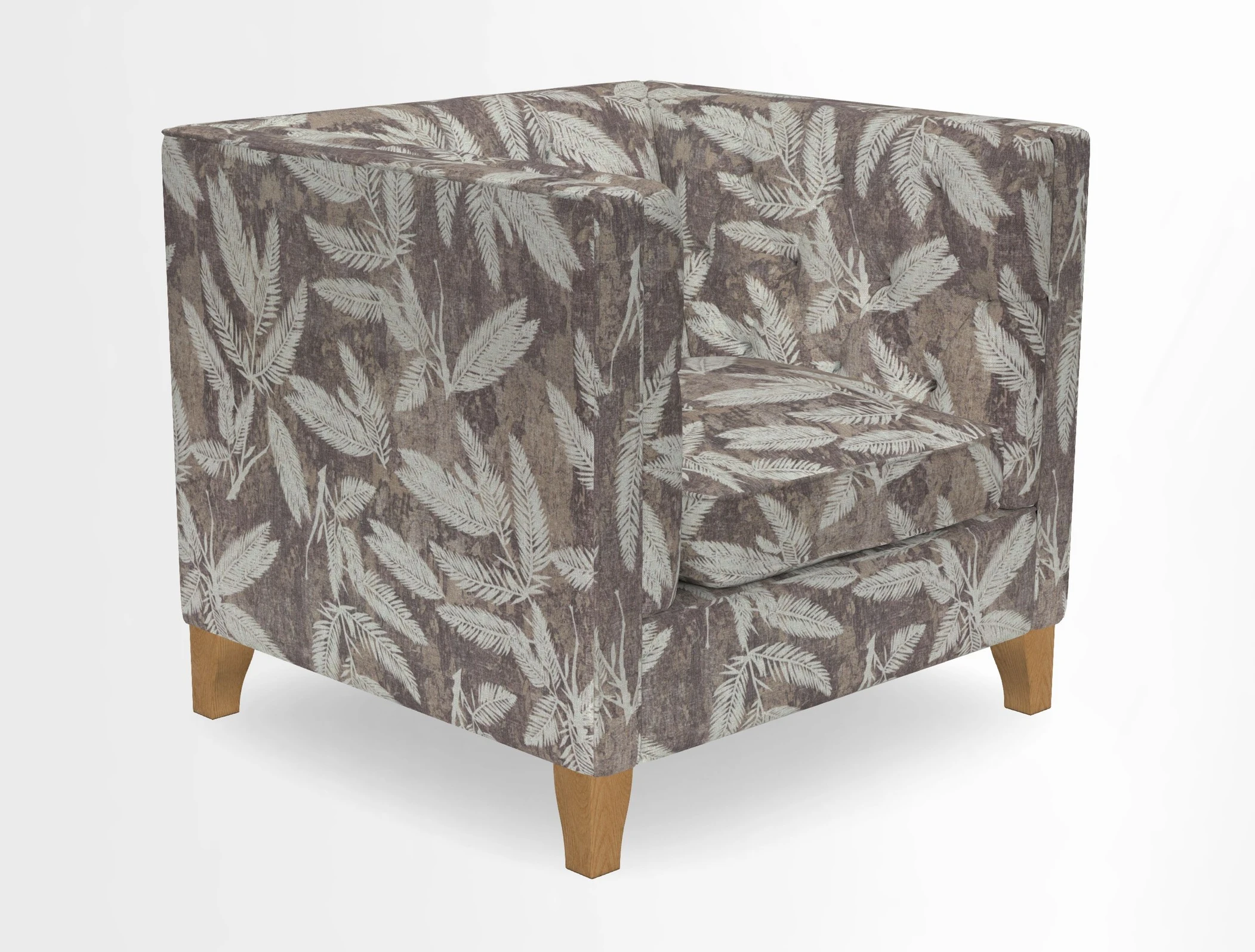 Haresfield Chair in Two Tone Plain Biscuit