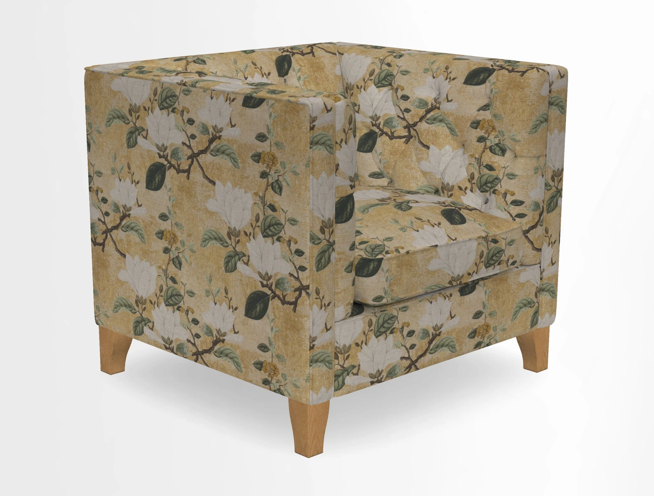 Haresfield Chair in Two Tone Plain Biscuit