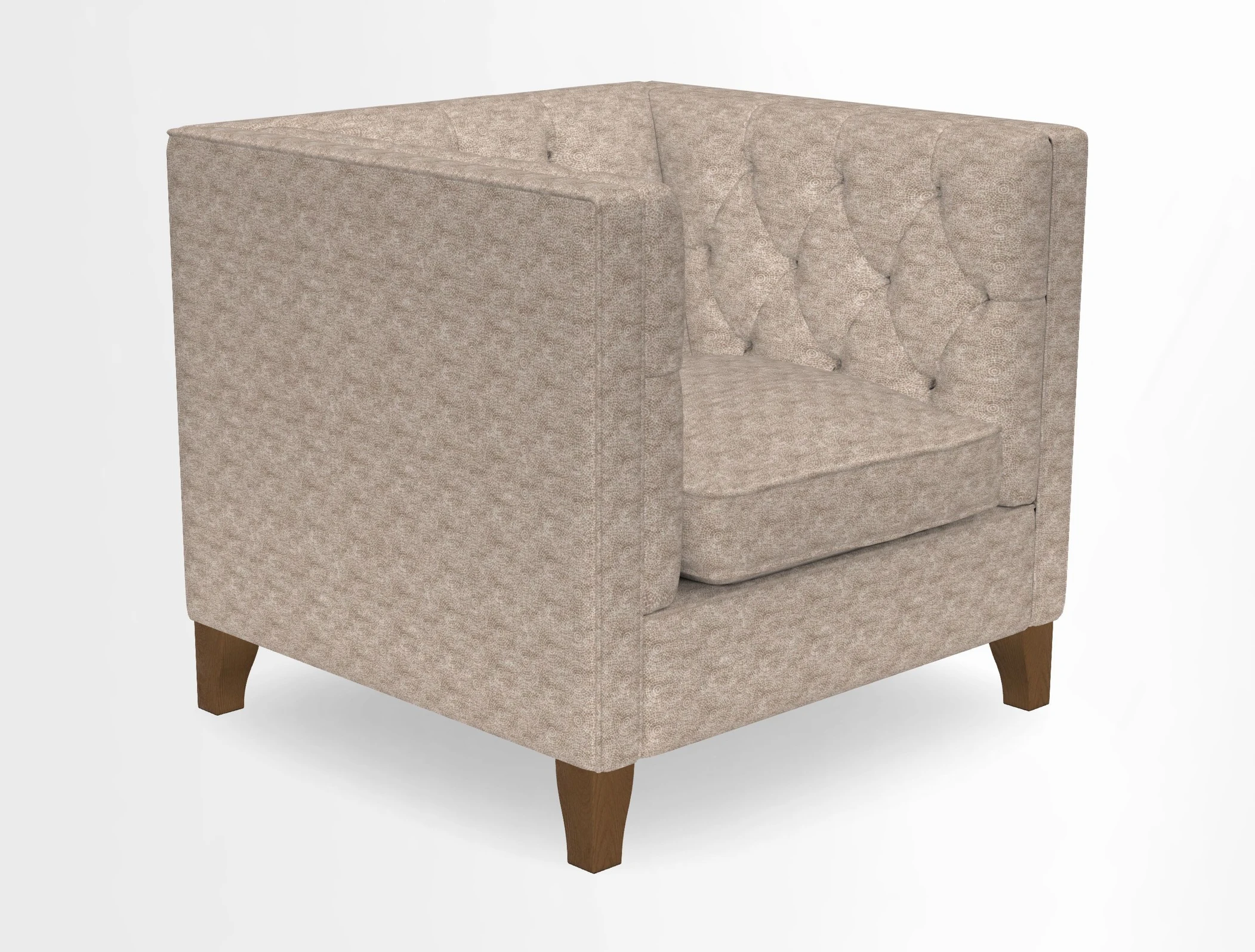 Haresfield Chair in Two Tone Plain Biscuit