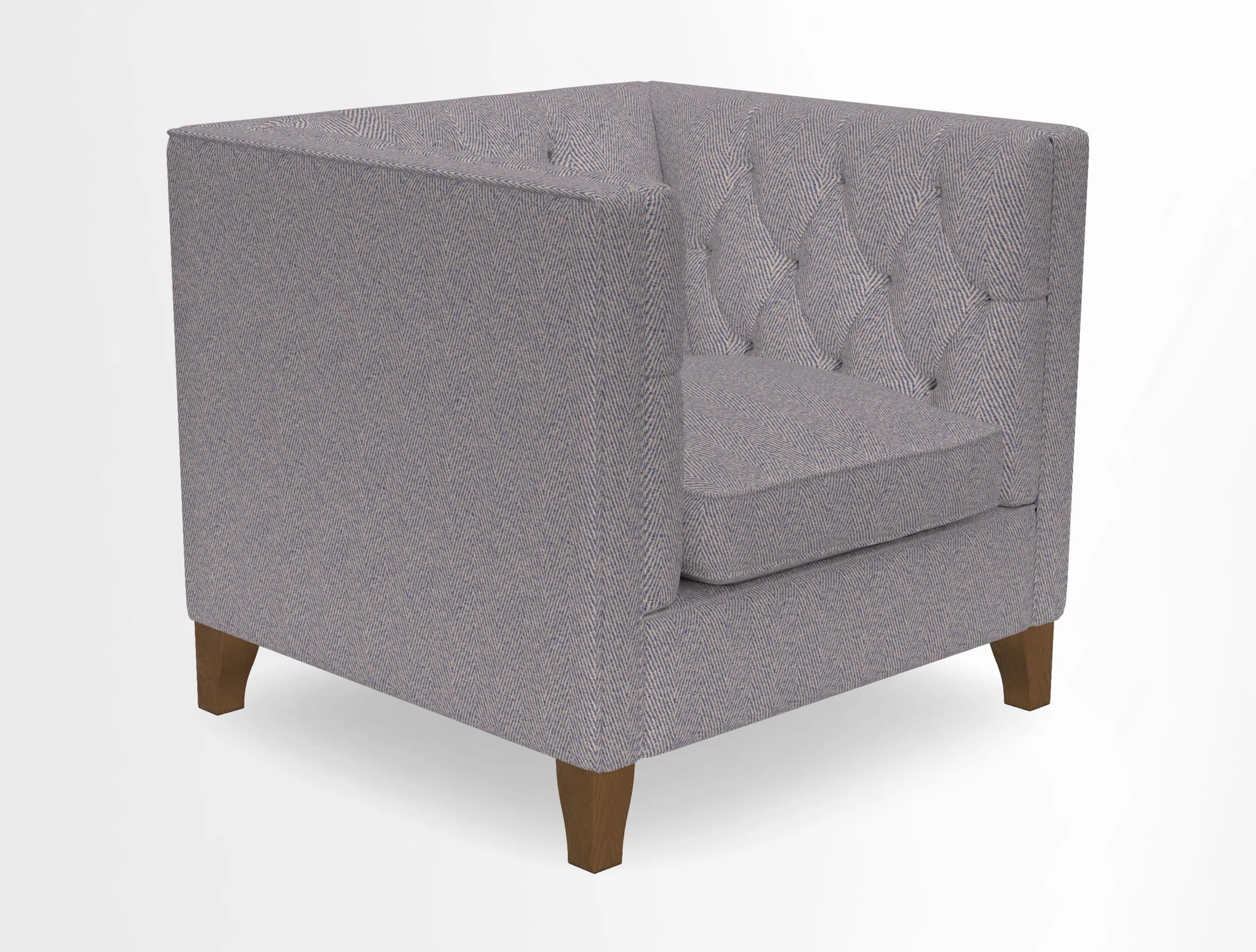 Haresfield Chair in Two Tone Plain Biscuit