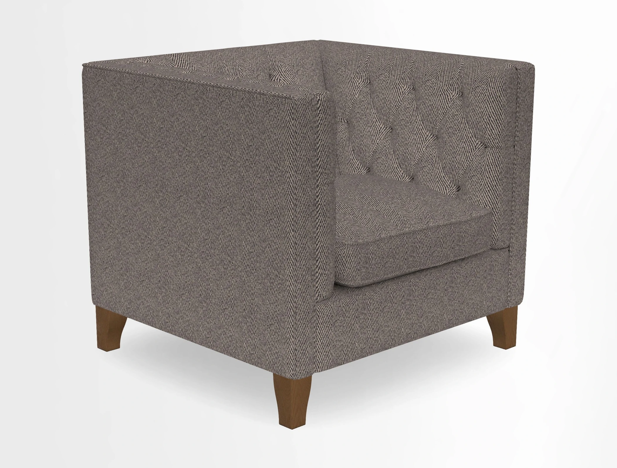 Haresfield Chair in Two Tone Plain Biscuit