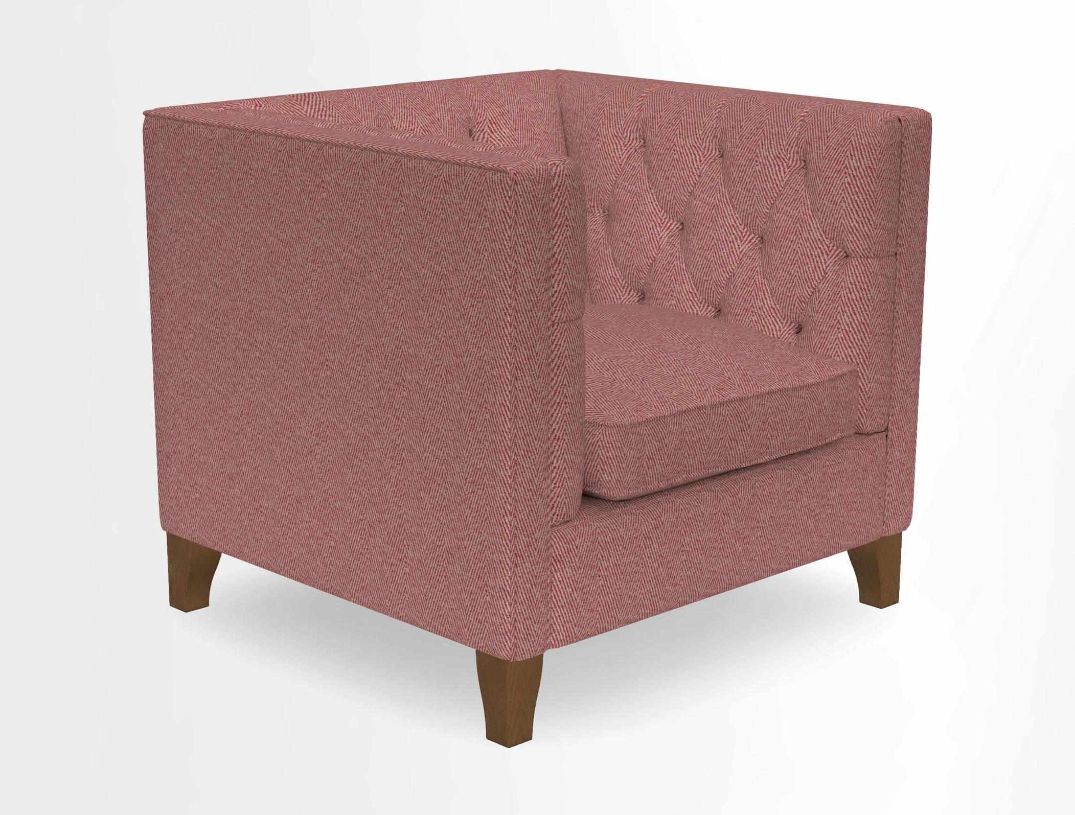 Haresfield Chair in Two Tone Plain Biscuit