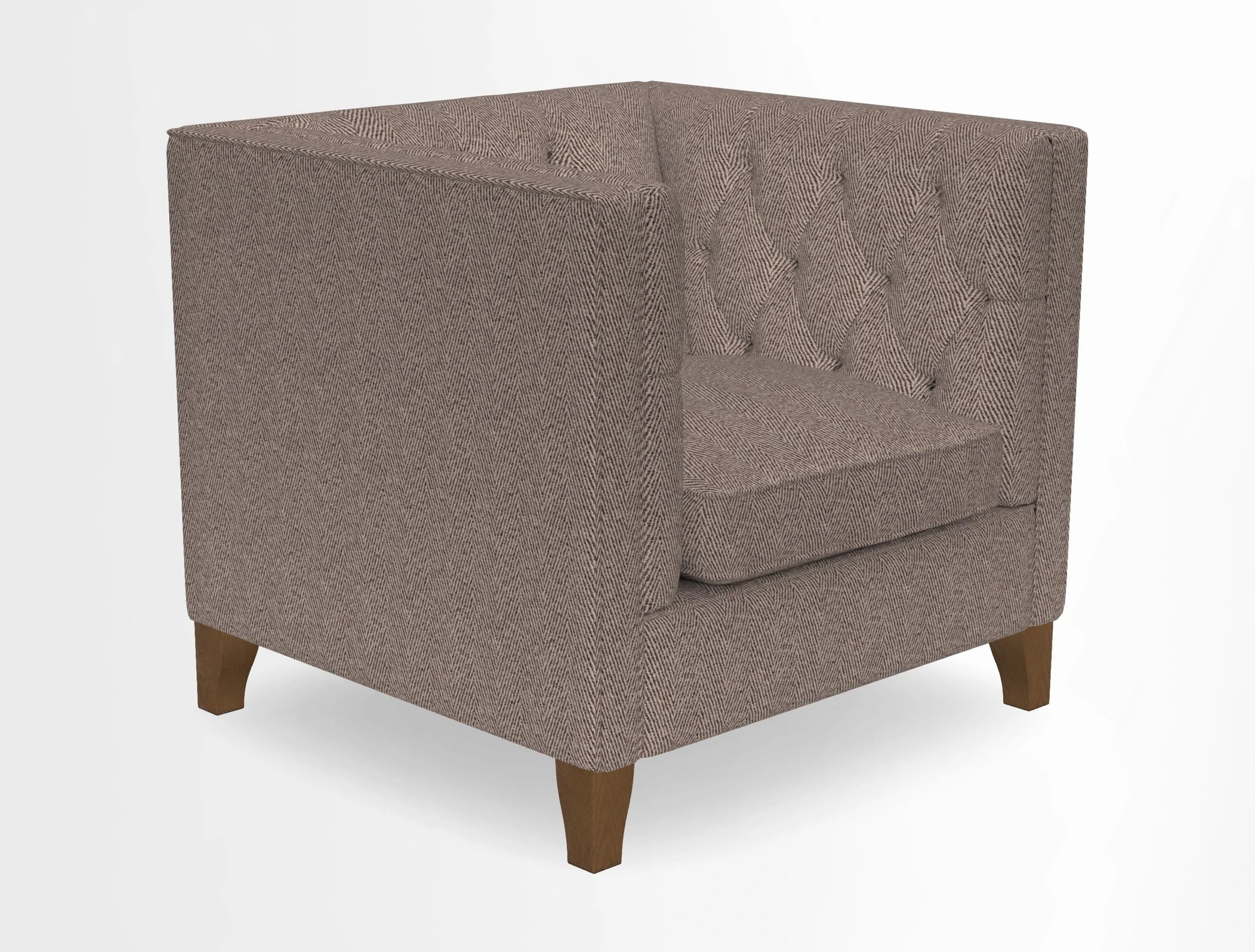 Haresfield Chair in Two Tone Plain Biscuit