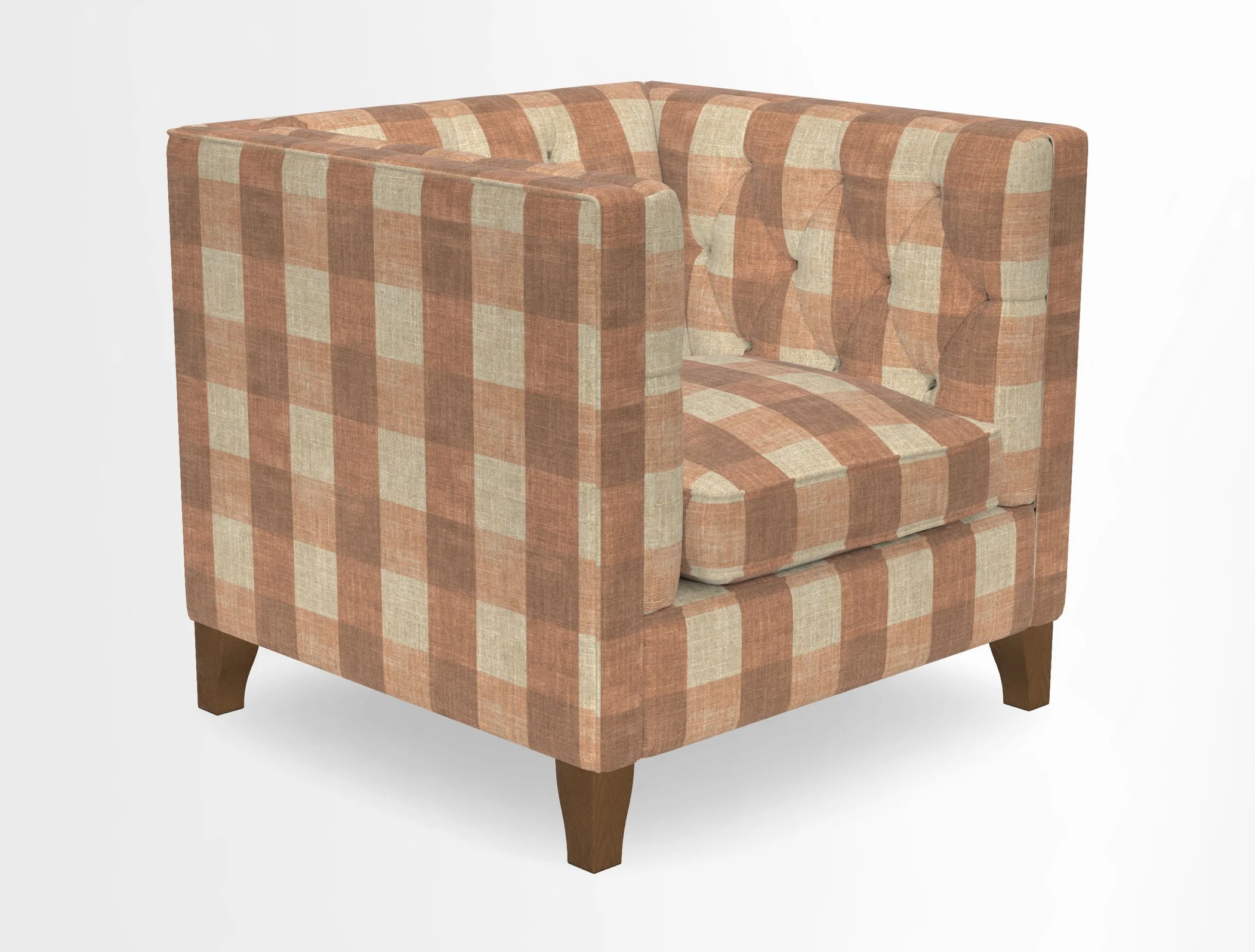 Haresfield Chair in Two Tone Plain Biscuit