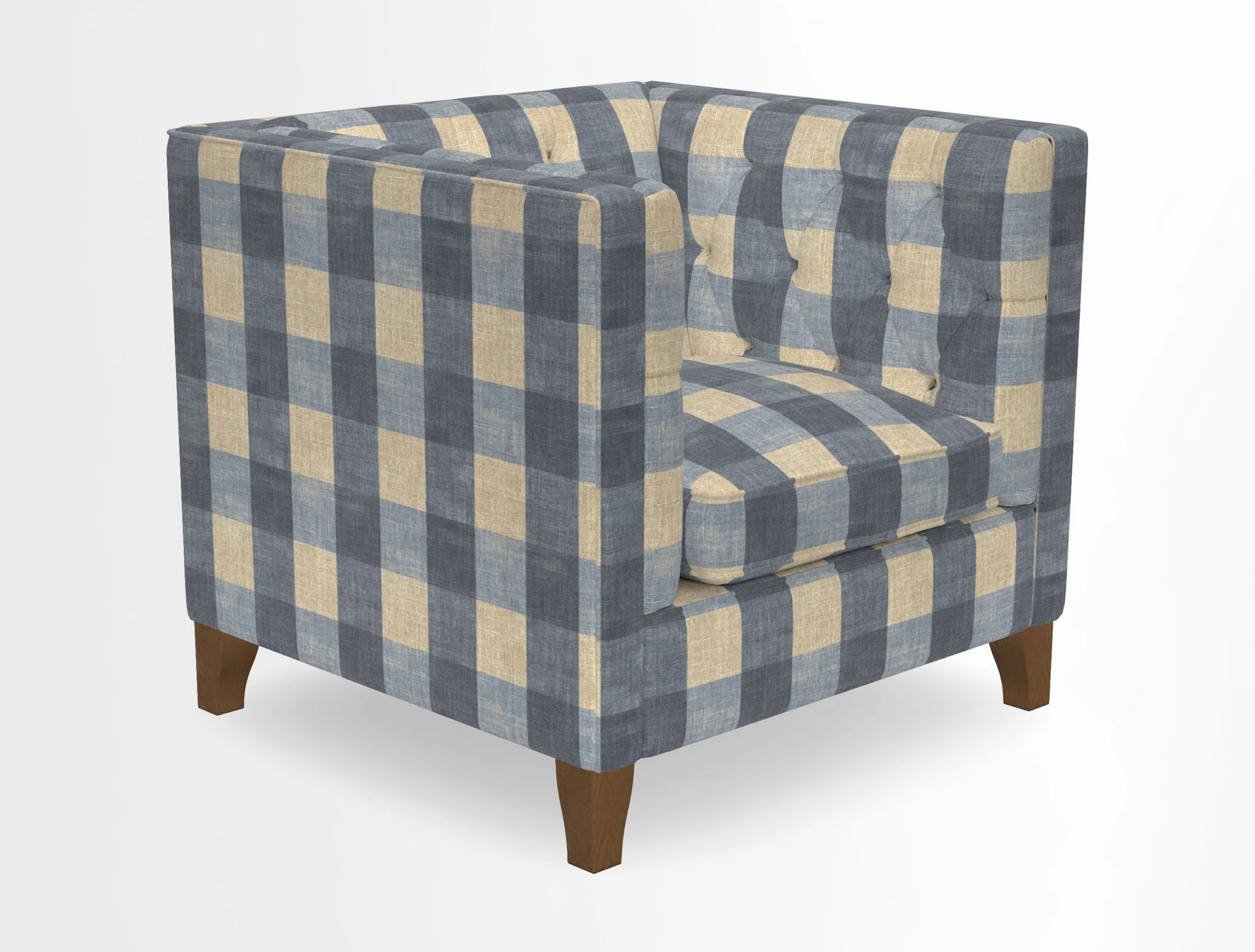 Haresfield Chair in Two Tone Plain Biscuit