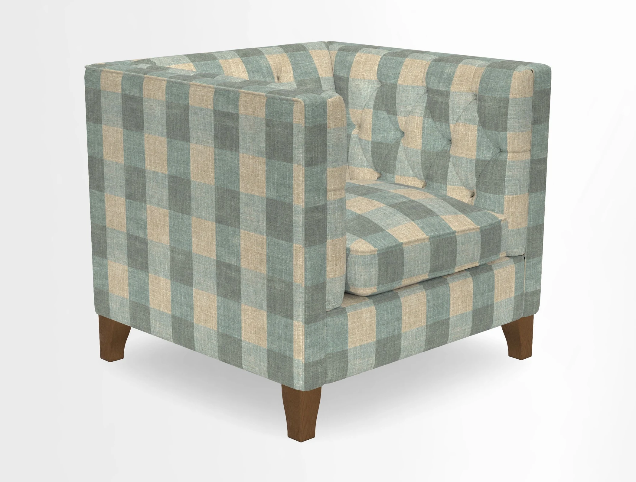 Haresfield Chair in Two Tone Plain Biscuit