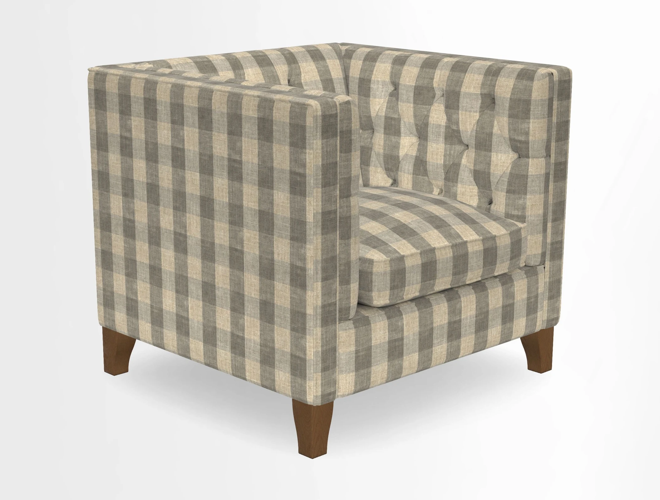 Haresfield Chair in Two Tone Plain Biscuit